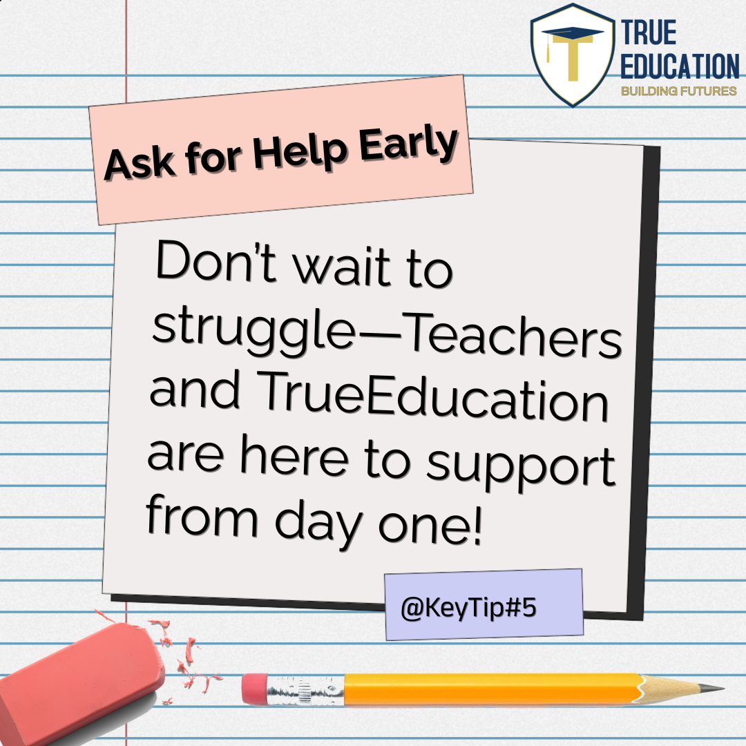 🧠 5. Don’t Wait to Fall Behind
Questions are a strength, not a weakness.
Whether it's math, reading, or test prep—get support early. At True Education, we’re ready to help before the struggle begins.
#askquestions #askquestions #teachersupport #SuccessStartsNow #successstartsnow #newschoolyear📚 #newschoolyear