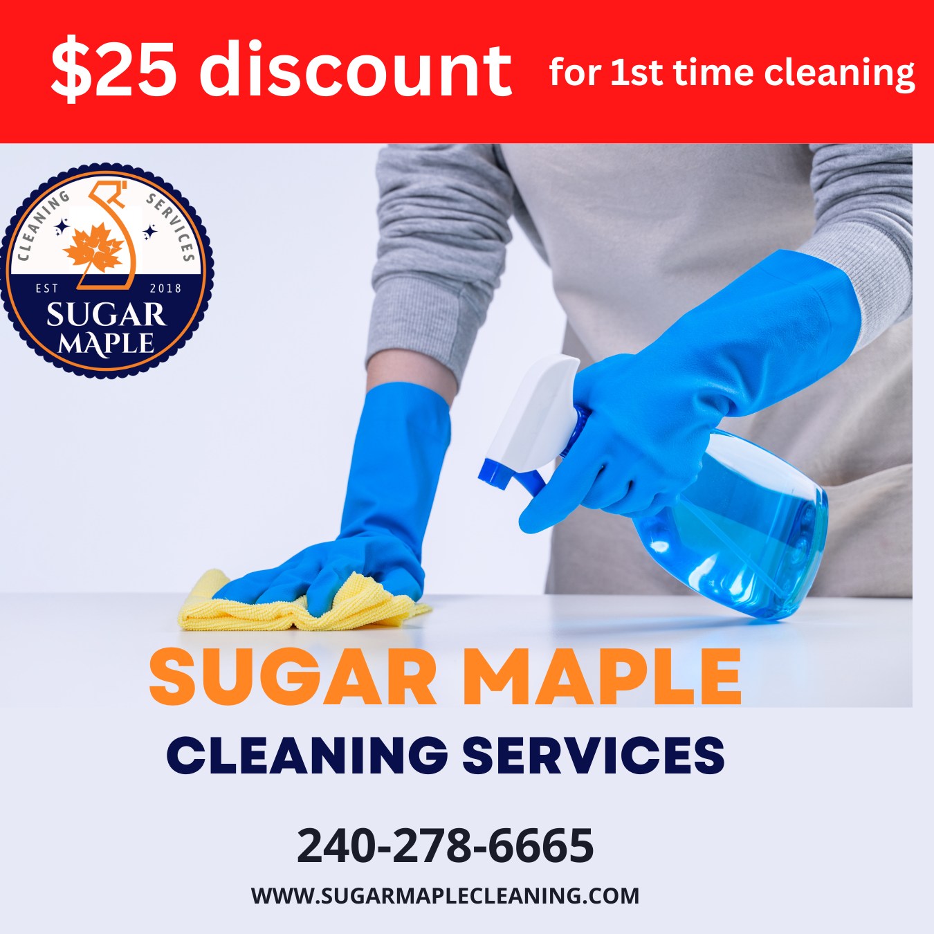 ๐ก From closets to garages, our organizing services cover every corner of your home. Get organized now! Call us at 240-278-6665 or visit www.sugarmaplecleaning.com #TotalOrganization #ClutterFreeHome