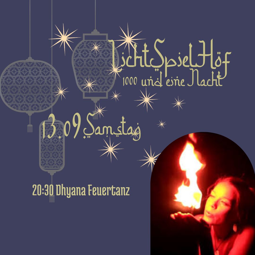 Dhyana- Im Sanskrit bedeutet es „glühen“, „brennen“ – und beschreibt einen Zustand tiefer Achtsamkeit.🌟🔥
Beim Tanz mit dem Feuer spüre ich genau das: Präsenz, Konzentration und Verbindung.
Zwischen mir und den Flammen. Zwischen mir und Euch.
Für einen Moment steht alles still. Der Alltag tritt zurück – was bleibt, ist reines Erleben.
Es erfüllt mich jedes Mal aufs Neue, solche Augenblicke mit Euch zu teilen.🧡🧡#stiftungON#stadtfest#1000undeineNacht#mystisch#lichtspielhof
