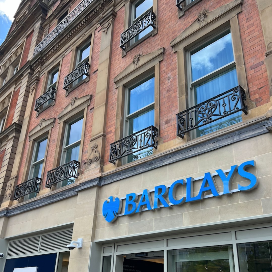 Welcome to your new home @barclaysuk.
The bank has made the move to Heart of the City, taking up residence next to the @radissonblusheffield on Pinstone Street.
Now open for business 🎉