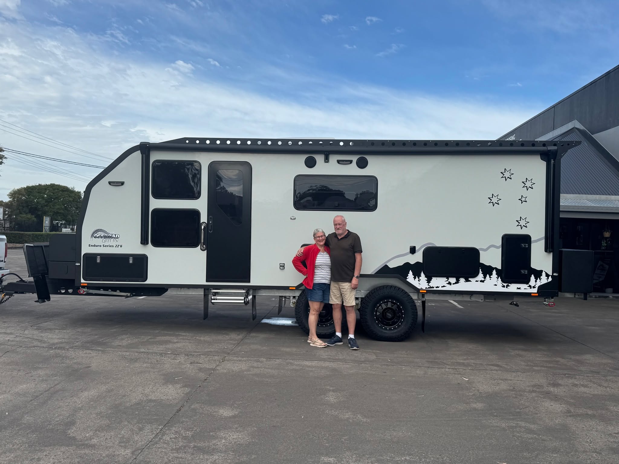 💪 The boys got the chocolates last week! 👀
Not only did we send off 2 handovers, but we also welcomed back a repeat customer, a huge milestone for the Offroad Grit RV team!
🎉 Big congratulations to Richard and Janelle on collecting their second Offroad Grit, this time a rugged 22'6 Enduro with our ever-popular Butler’s Pantry layout.
This beast is loaded with features:
✅ Cruisemaster BCS Horizon Levelling Airbag System
✅ 1940W of Solar
✅ 24V Victron Battery System with 1000Ah
✅ Diesel Heat Australia DH22 Electric/Diesel Hot Water & Room Heater
✅ 4kg Front Load Washing Machine
✅ Cafe Lounge
And that’s just the beginning...
Thanks again, Richard and Janelle, it means the world to have you back on board. Here's to more epic travels in true Offroad Grit style!
#OffroadGritRV #EnduroSeries #RepeatCustomer #ButlersPantry #CaravanLife #OffGridReady #AustralianMade #VanLifeAustralia #CustomCaravans #GoFurtherWithGrit