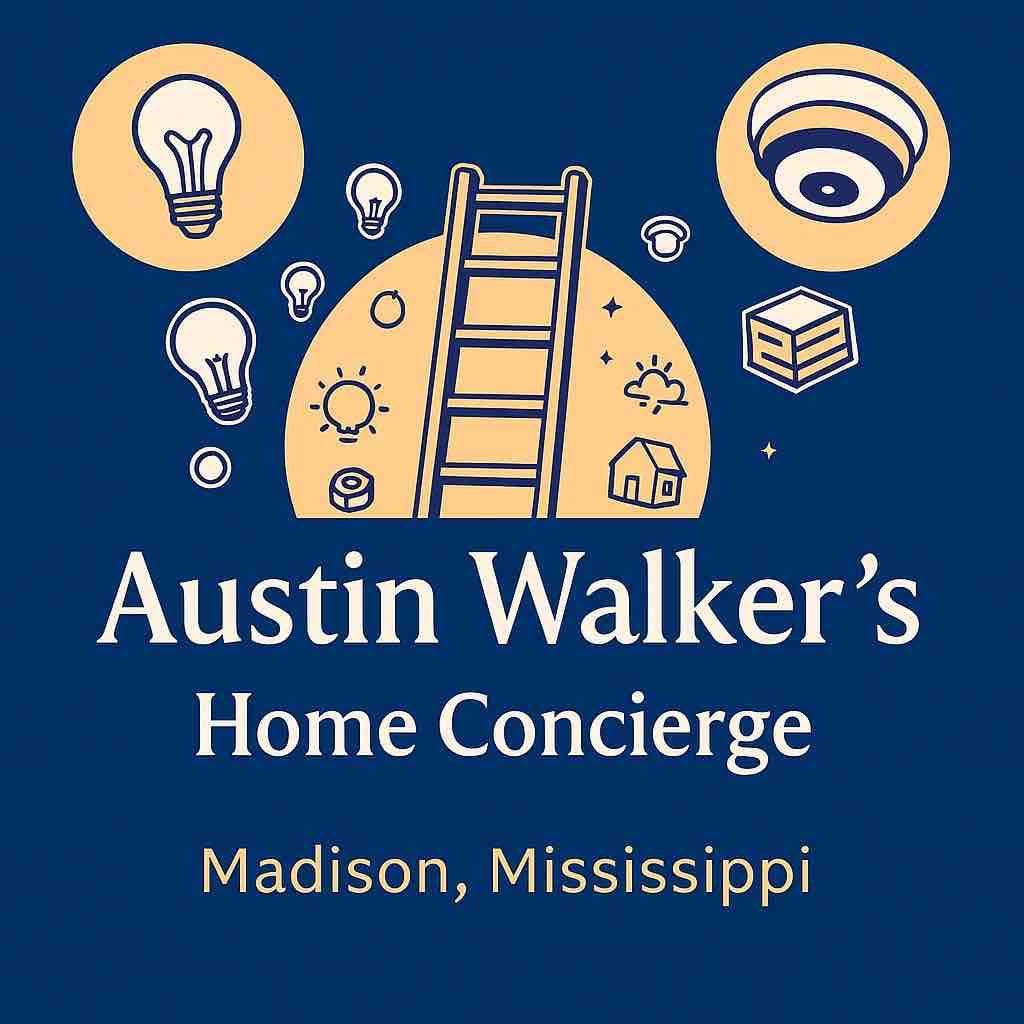 Tired of wasting your time at home changing bullbs, batteries, and filters? It takes time out of your day to get all those things from the hardware store. In too bad of shape to climb a ladder? Or those things taking up too much storage in your residence? I'm Austin Walker and this is my subscription based service, located in Madison County. I call it "Home Concierge":
-I keep a log of all your home's HVAC Filters, light bulbs, and batteries for appliances such as thermostats/smoke detectors.
-Will come in once per month to inspect and replace everything in need of change. (This includes outdoor lighting)
-I keep everything your home requires, in stock.
-Charge you monthly, and am ready to schedule your set date.
All who are interested will be asked to fill out a form to obtain your home address, contact information, any item specifics for your home, and payment information if you would prefer that method, I do however take cash. If you're unable to provide me with item specifics for any reason, we can come over, inspect all your stated amenities above, replace and write all of them down, so that I can keep your stuff stocked and on file.
Text/Call: 601-665-5435 to discuss a quote for your home and further details about what services I provide for homes.