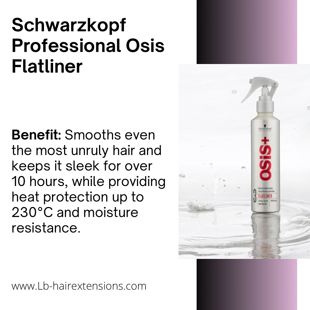1.Schwarzkopf Professional Osis Flatliner
Benefit: Smooths even the most unruly hair and keeps it sleek for over 10 hours, while providing heat protection up to 230°C and moisture resistance.
2.CHI Infra Total Protect Lotion.
Benefit: Offers universal heat protection and nourishment for all hair types, using natural ingredients to protect and restore hair health.
3.Wella Professional EIMI Thermal Image.
Benefit: Provides heat protection, enhances hair shine, adds bounce to curls, and leaves hair feeling soft and silky.
4.K18 Leave-In Molecular Repair Hair Mask.
Benefit: Repairs hair from the inside out, restoring strength, softness, smoothness, and bounce, making hair look and feel renewed.
5.Unite Texturiza Spray.
Benefit: A dry, translucent finishing spray that delivers instant volume, fullness, and definition with medium hold and a matte finish.
6.Bumble and Bumble Bb. Straight Blow Dry.
Benefit: This heat-protective blow-dry creme helps keep styles smooth and sleek, reducing frizz for up to three days.
7.Unite SECONDS Detangler.
Benefit: A lightweight, leave-in spray designed to detangle, strengthen, and protect all hair types from UV and thermal damage.
8.Kenra Platinum Blow-Dry Spray.
Benefit: Prevents heat damage and reduces blow-dry time by 50%.
Shop now!
www.lb-hairextensions.com/shop-all
#CHIInfraTotalProtect #K18HairMask #UniteTexturizaSpray #KenraBlowDrySpray #haircare #hairstyling #heatprotection #hairvolume #frizzcontrol #hairrepair #hairdetangler #sleekhair #texturizespray #leaveinconditioner #mattefinish #smoothhair #uvprotection #stronghair #beautyproducts