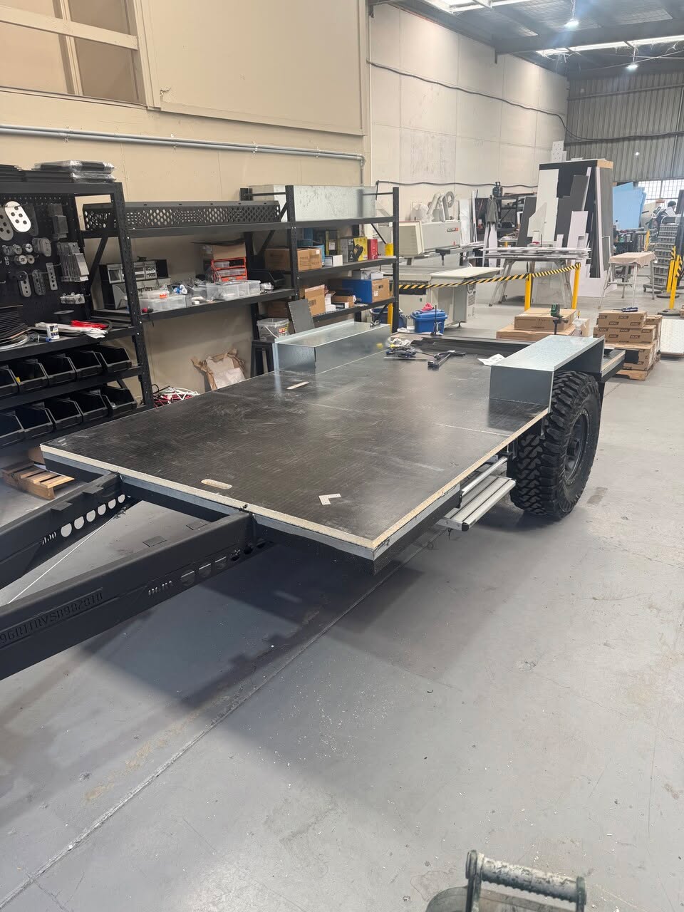 👀Teaser 3👀
The Explorer LST is starting to take shape... Here's what we have completed so far ⤵
☑ Hot Dipped Gal the chassis and added extra protection with the bullyliner coating
☑ Fitted one External 65L water tank (Take a guess at how much water storage is coming!)
☑ Fitted the Carbon rear winch
☑ FItted the Cruisemaster ATX airbag suspension (Shh, but this will have a 3t ATM)
☑ Flooring is down
This new camper concept from Offroad Grit is going to be an absolute game-changer — and we’re just getting started.
🤔 What do you think so far? Let us know below!
#OffroadGritRV #ExplorerLST #TeaserBuild #NextGenCamper #OffroadAdventure #AussieMade #Cruisemaster #CamperTrailerReimagined #CustomBuild #OffGridReady #VanLifeAustralia