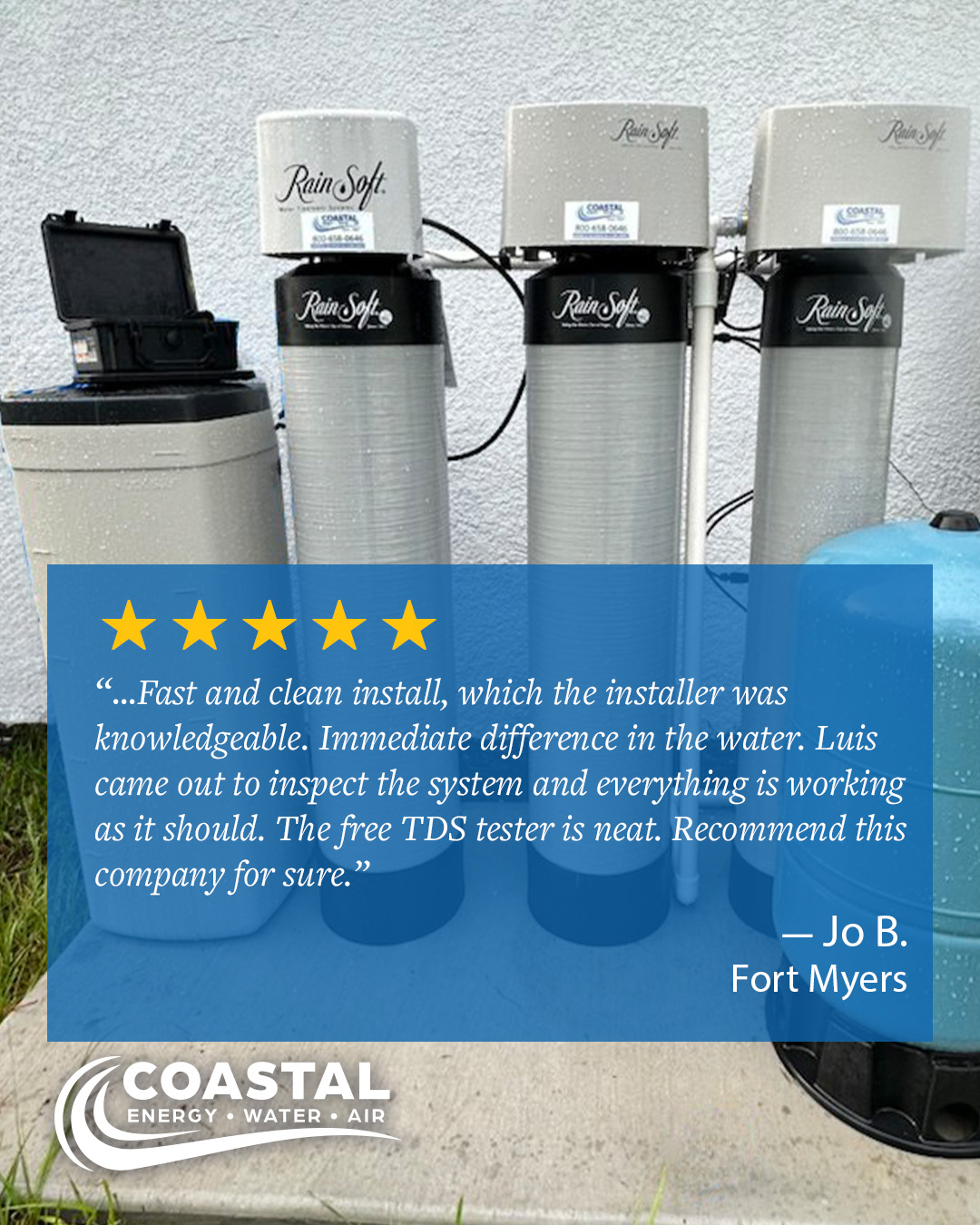 💧The Deal Made Sense. The Water Made the Difference.
Here is the full testimonial from Goole Reviews
“Lazaro came out and explained everything to us. He used the tester and explained the results and what is good vs bad. Ours was terrible. With the deal and promo offered at the time, it only made sense to go WHRO. Fast and clean install, which the installer was knowledgeable. Immediate difference in the water. Luis came out to inspect the system and everything is working as it should. The free TDS tester is neat. Recommend this company for sure.”
— Jo B.
✅ Clear water test demo
✅ Smart promo savings
✅ Fast, professional install
✅ Instant results
📢 We love hearing stories like this! If we’ve helped your home, take a second to leave us a review — it goes a long way.
Read more Google Reviews: https://share.google/DGChSfFm02ZRZZase
To learn more about us visit: www.coastalewa.com
#RainSoftResults #SmartWaterSolutions #TDSCheck #CoastalEWA #CustomerReview #southfloridawater #waterfiltration #waterfilter