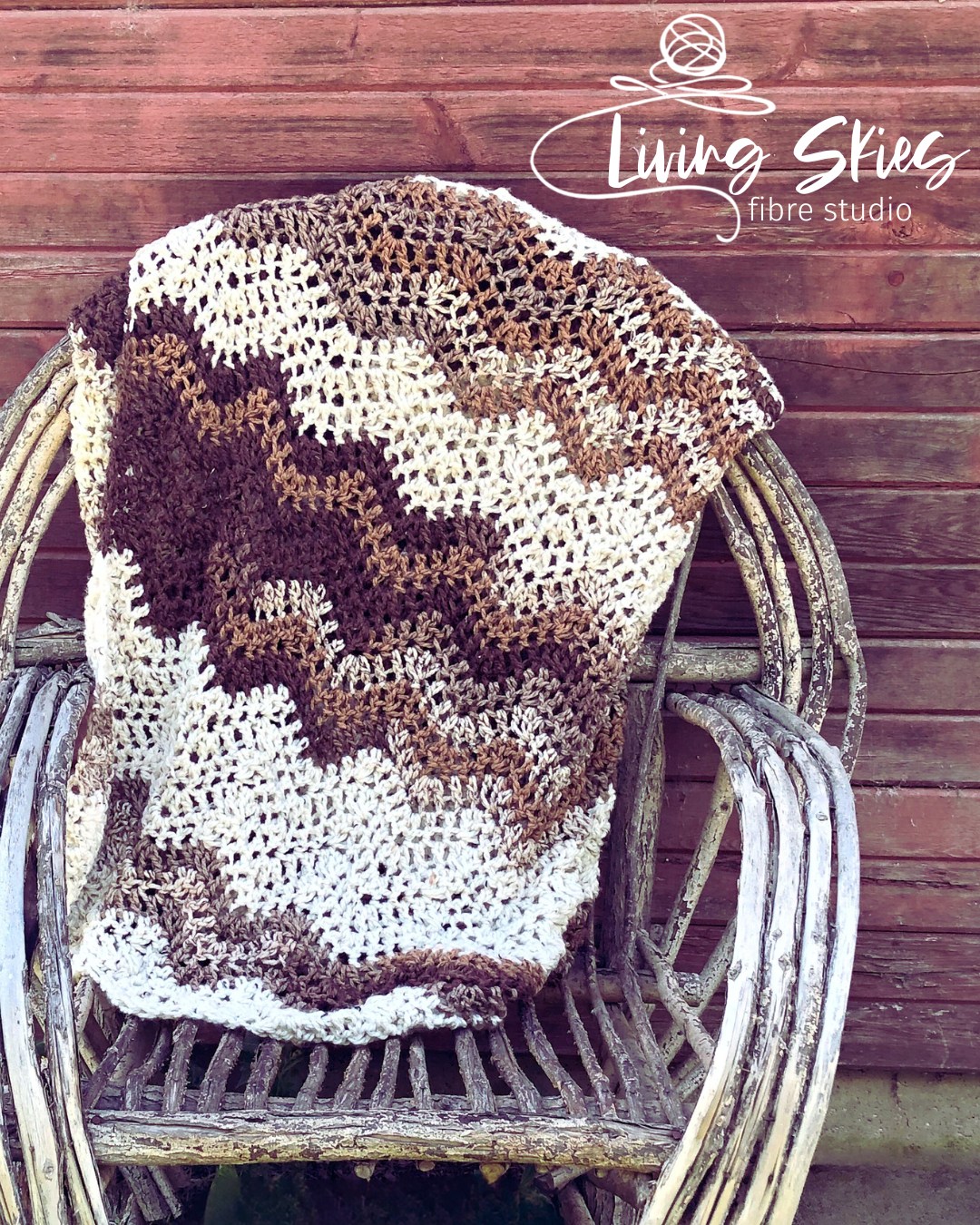 The Living Skies Fibre Studio Nisbet Throw is the perfect project for this season of transition. This crocheted chevron throw pattern is light enough for cool summer evenings and cozy enough for crisp fall afternoons with a warm cup of tea.
Whether you're relaxing at the lake or planning ahead for autumn, the rhythmic stitch pattern and timeless design make this a satisfying and beautiful make.
Pattern available on:
Ravelry: https://www.ravelry.com/patterns/library/nisbet-throw
Etsy: https://www.etsy.com/ca/listing/791535239/crochet-pattern-nisbet-throw
Yarn: Loops & Threads @michaelsstores
Wrap yourself in comfort — one stitch at a time.