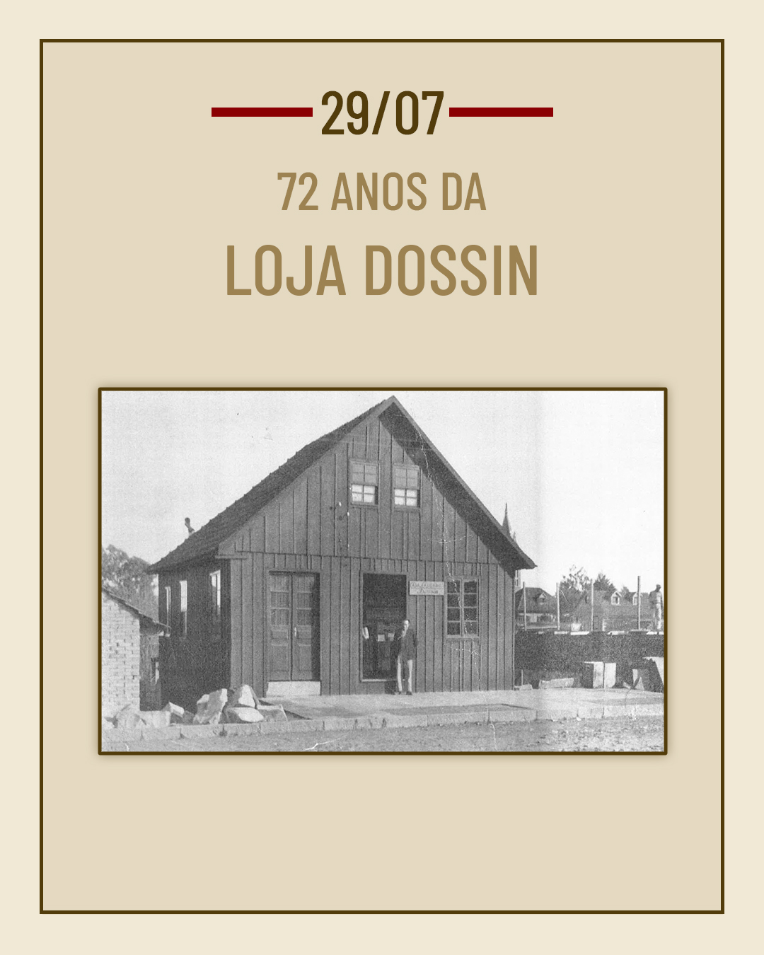Desde sua fundação em 29 de julho de 1953, a Loja Dossin tem sido parte inseparável da vida comercial de Canela. Ao longo de mais de sete décadas, acompanhou gerações, enfrentou mudanças econômicas e seguiu firme em seu compromisso com qualidade, confiança e atendimento caloroso à comunidade local.
Essa história de resiliência e evolução faz da Loja Dossin um símbolo da persistência empreendedora em Canela, onde os sonhos de um pequeno negócio familiar se tornaram uma verdadeira referência para a cidade.
Em reconhecimento a essa trajetória, a loja foi homenageada no dia 28 de março de 2025, durante a cerimônia que celebrou os 80 anos da ACIC.
Parabéns pelos 72 anos! 🎉 Que sigam sendo exemplo de tradição viva e compromisso com a comunidade.
#LojaDossin #Comércio #AlmanaqueDeCanela
