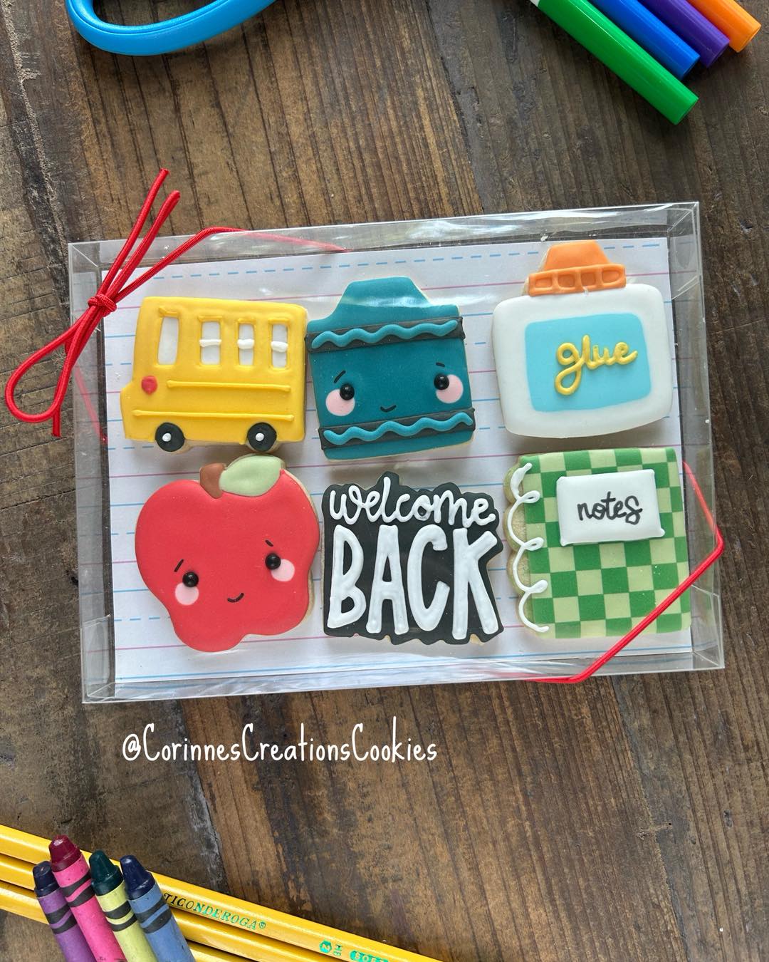 Today is the last day to grab some of these adorable back to school cookies! Make the first day sweeter for your kids and teachers. Order by 11pm on Monday August 4th at corinnescreations.com/shop