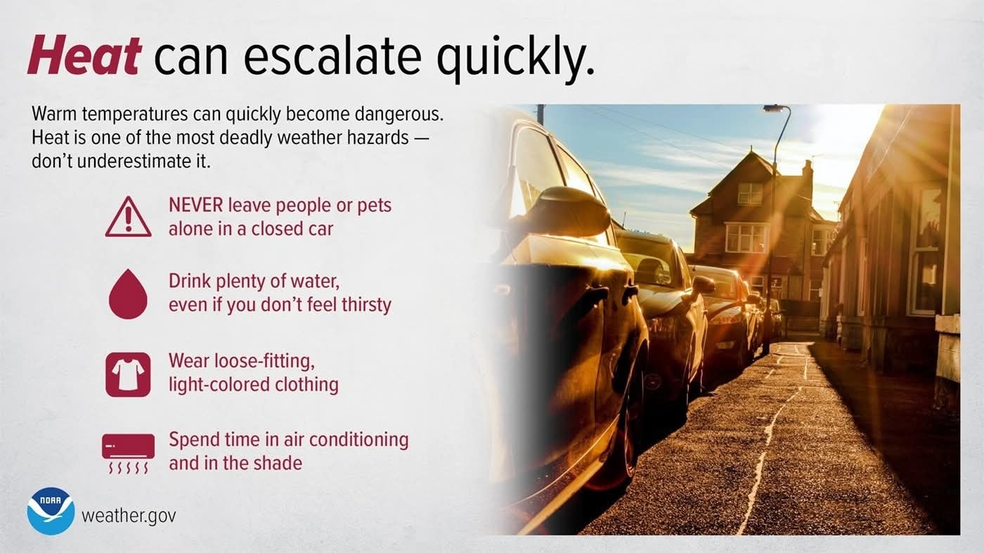 Like the last few days, the heat is no joke. Here are some tips to protect yourself.