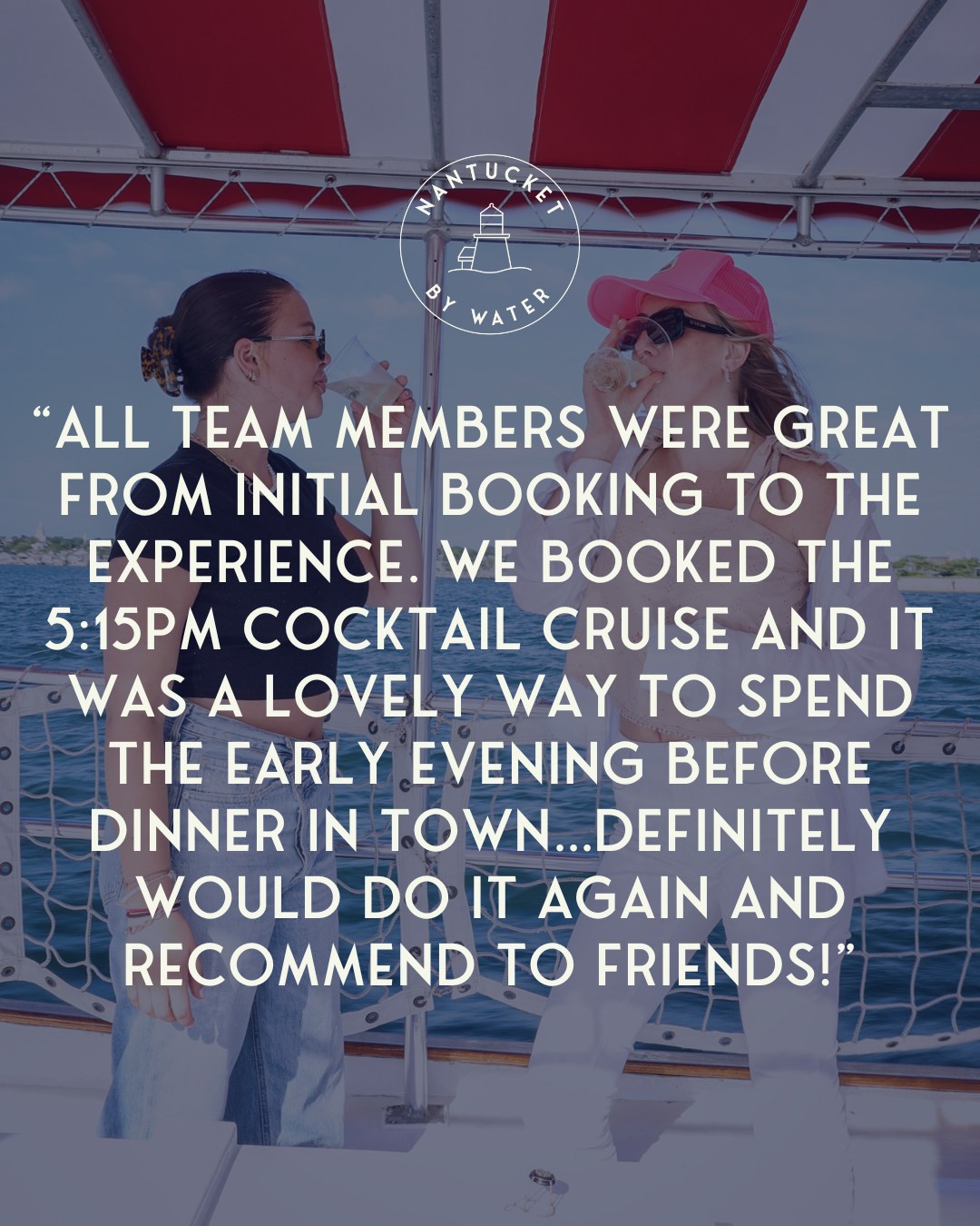 We love hearing from our guests! 🌟
Your kind words keep us cruising strong and inspired.
Have a favorite memory from your cruise? Tag us or leave a review, we’d love to hear from you!
#nantucketcharters #nantuckettours #nantucketboattours #nantucketactivities #nantucketsummer