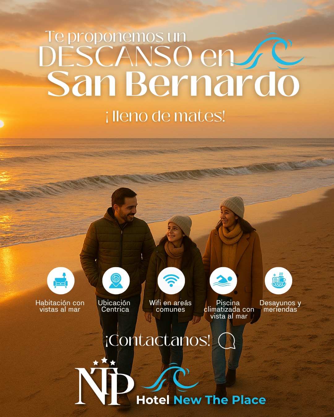 📍**¿Necesitás una escapada?**
Respirá hondo… y pensá en esto:
👉 Despertarte con el sonido del mar
👉 Un desayuno frente al sol de la costa
👉 Una pileta climatizada con vista al océano
👉 Y todo… a pasos de la playa
🧘♀️ Porque a veces solo necesitás frenar, desconectar y regalarte un poco de bienestar.
🌊 San Bernardo te espera
Y en New The Place Hotel, hacemos que ese descanso sea real.
Todo lo que necesitás:
✔ Desayuno incluido
✔ Piscina climatizada con vista al mar
✔ Spa y bar a disposición
✔ Atención cálida, en un entorno ideal
📆 Escapadas de finde, vacaciones o una pausa en el momento justo.
🎯 ¡Consultanos por promos y cuotas SIN interés!
📲 Reservá por mensaje directo!
📍Estamos en San Bernardo, y te estamos esperando.