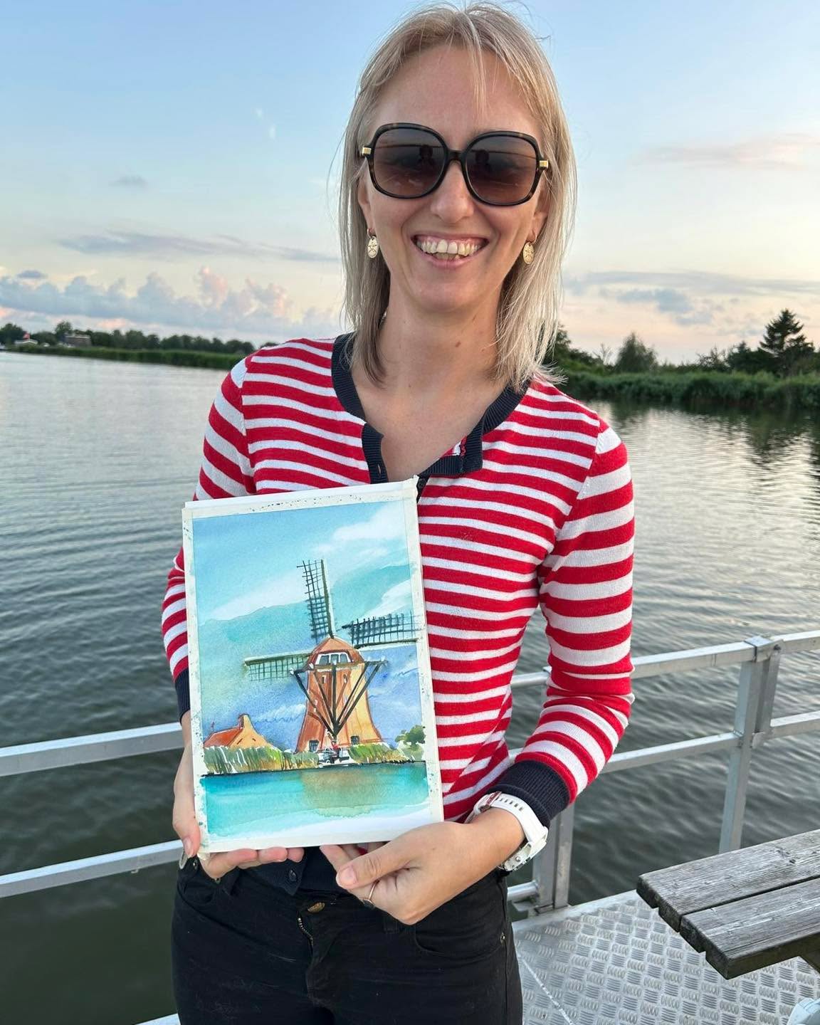 Another windmill? Just a happy little accident😅
About two Tuesdays ago, I took my new SM.LT Art @smltart watercolor block to an Urban Sketching meetup…
By then, I had already used the round watercolor cards (from previous post), and as you may remember, the only option on that sketchcrawl was to draw a windmill… or maybe one of my fellow sketchers. But I went with the mill😅
And I absolutely loved using this block! The paper is 100% cotton, and it worked perfectly with both watercolor and colored pencils, my favorite mix.🥰
Yes… I painted another windmill. Was it planned? Not really. Just a happy little accident. 😂 And somehow I think you don’t have any objection to that, my friends😉
But honestly, this paper made the whole painting process so enjoyable. The colors stayed bright, the layers worked great, and it just felt good to paint on.
So here it is, another windmill sketch, and another reason why I’ll keep using this block!
Have a wonderful weekend!❤️
#SMLTArt #watercolorpaper #100cottonpaper #watercolorblock #urbansketching #urbansketch #windmillart #windmillsketch #watercolorpainting #aquarelle #watercolorandpencil #sketchcrawl #artmaterials #sketchingoutside #pleinairart #artprocess #creativejourney #artcommunity #dailyart #artinspo #artistsoninstagram #paintwithme #watercolorartists #illustrationoftheday #paperlove #sketchbookpage #paintingjoy #drawmore #colorfulart #artlife