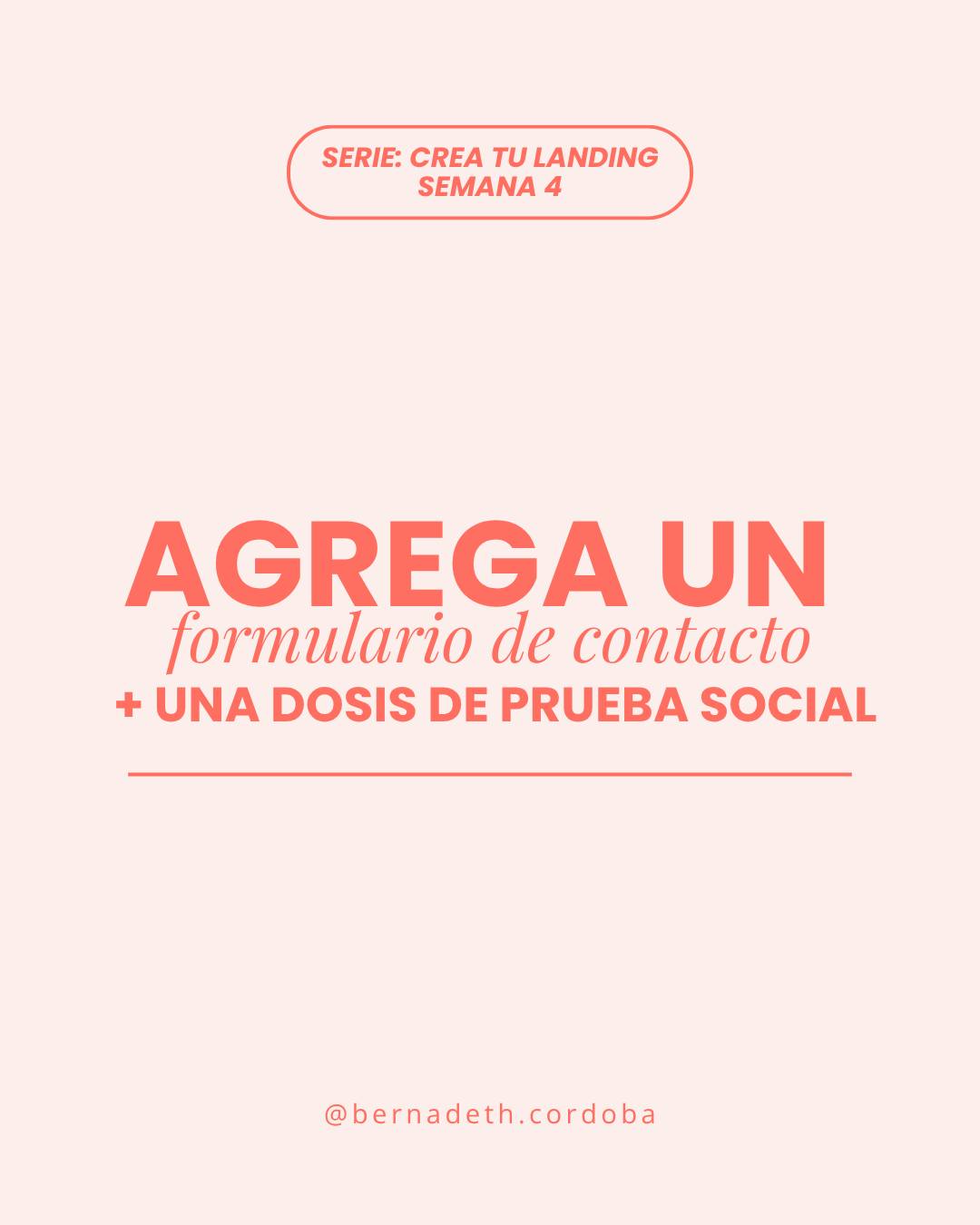 ¿Tu landing ya tiene formulario? ¿Y testimonios?
Una buena página no solo se ve linda… también debe convertir.
En este carrusel te muestro cómo agregar dos elementos clave:
✉️ Un formulario de contacto simple y funcional
💬 Testimonios que construyen confianza
Y si quieres una guía paso a paso para crear una página que de verdad funcione…
📥 Escribe la palabra LANDING en los comentarios o por DM
y te envío gratis mi guía:
Crea. Conecta. Convierte. – Crea una landing que convierta y genere resultados.
#landingpage #emprendedigital #diseñoweb #wixesp ##emprenderconpropósito
