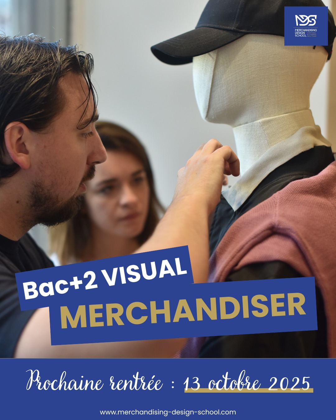 🎓 L'école MERCHANDISING DESIGN SCHOOL vous propose une nouvelle rentrée, 13 octobre 2025, pour sa formation Bac+2 Visual Merchandising, d'une durée d'un an. 💼✨
Située en plein cœur d’Angers, cette formation s’adapte à votre projet :
• Reconversion professionnelle
• Parcours personnalisé
• Disponible en formation continue ou en alternance
⭐Pourquoi choisir notre école ?⭐
C’est opter pour une formation axée sur la pratique, avec des projets concrets, des mises en situation en entreprise et un accompagnement personnalisé à chaque étape de votre parcours.
À l'issue de la formation, vous serez préparés à rejoindre une équipe en tant que Visual Merchandiser / Étalagiste.
😊Alors, prêt à rejoindre l'aventure ?
Inscrivez-vous dès maintenant pour la rentrée d'octobre !
👉 Pour plus d'information, rendez-vous sur notre site internet : www.merchandising-design-school.com
#merchandising #formationmerchandising #alternance #merchandisingdesignschool