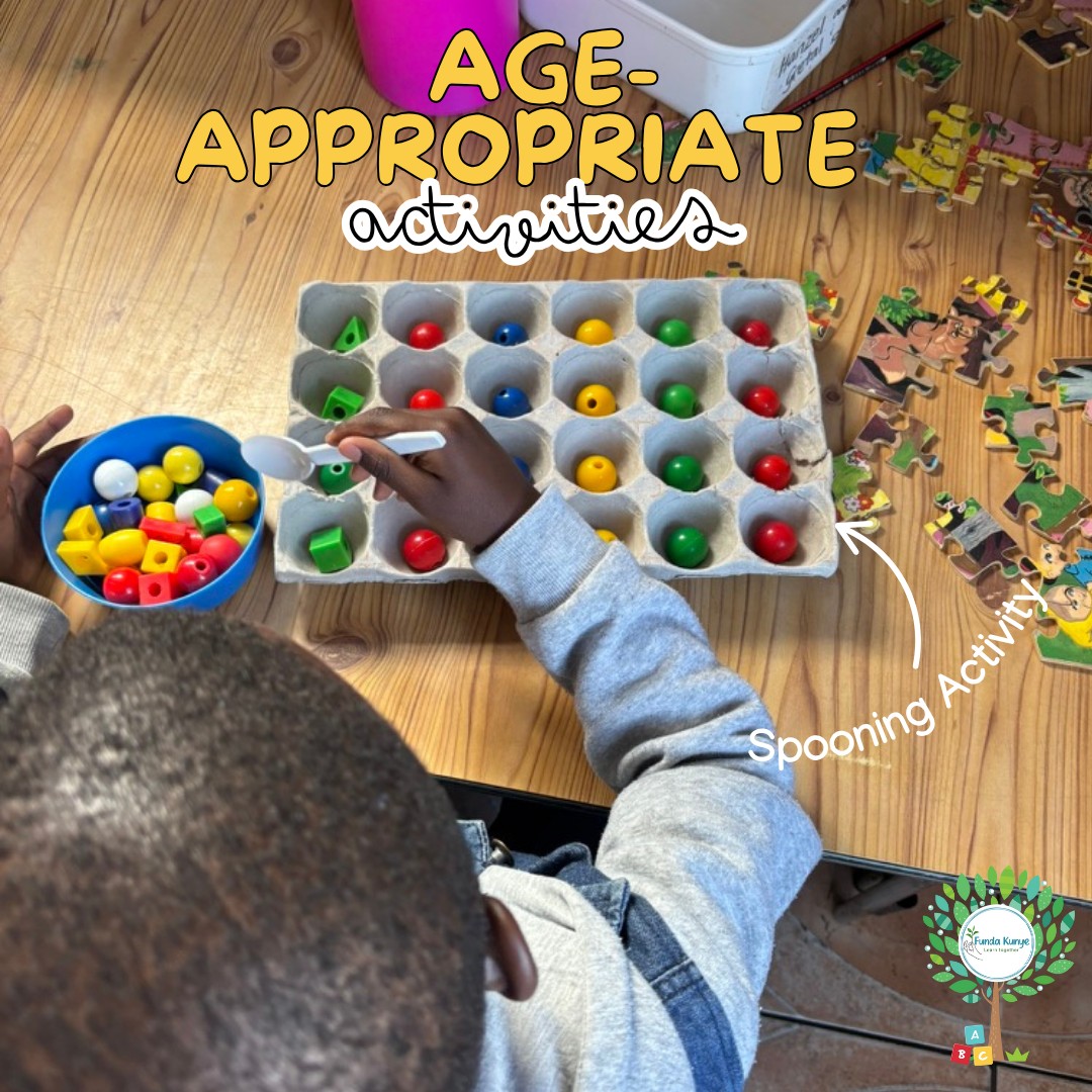 🥄 Tiny Spoons, Big Growth! 🧠👐
Did you know a simple spooning activity can unlock a world of learning for preschoolers?
✨ Cognitive Development
✨ Fine Motor Skills
✨ Gross Motor Skills
✨ Language & Social Growth
From building focus and coordination to fostering independence and confidence, spooning is more than play—it’s purposeful learning.💪👶
#FundaKunye #EarlyLearning #PreschoolDevelopment #PlayWithPurpose #WomenWhoLead #ECDChampions