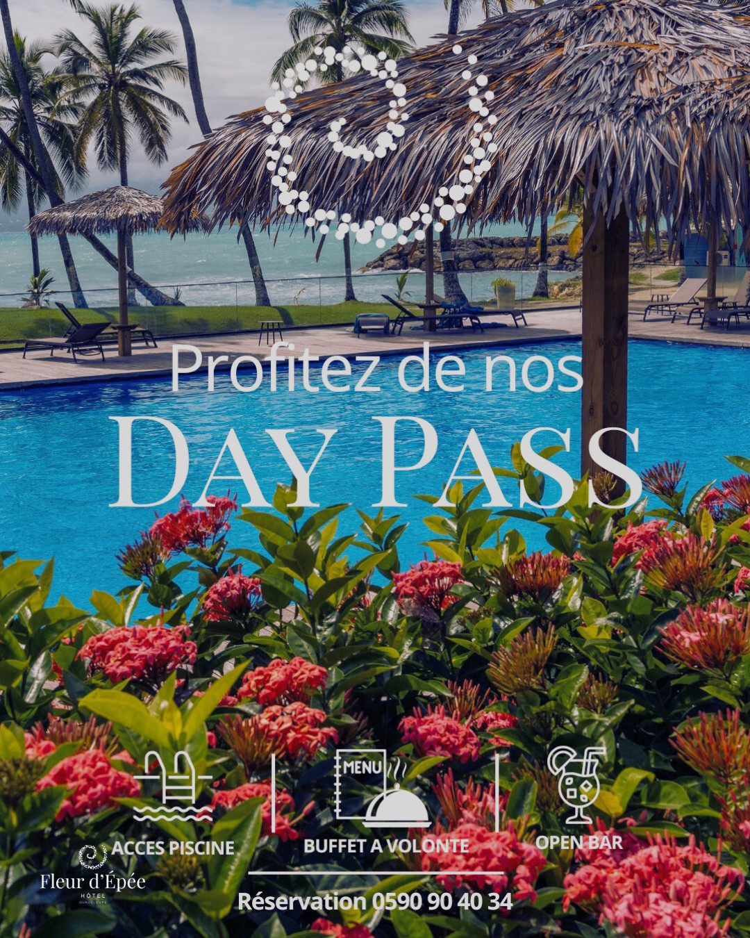Tout ce dont vous avez besoin pour une journée inoubliable ✨
Pour seulement 70€ par personne (35€ par enfant de moins de 12 ans), profitez de notre offre exclusive et plongez dans le confort absolu.
Réservez dès maintenant au 0590 904034 et laissez-nous prendre soin de vous !
#daypasshotel #allinclusive #allinclusivehotels #hotelguadeloupe #guadeloupe #971