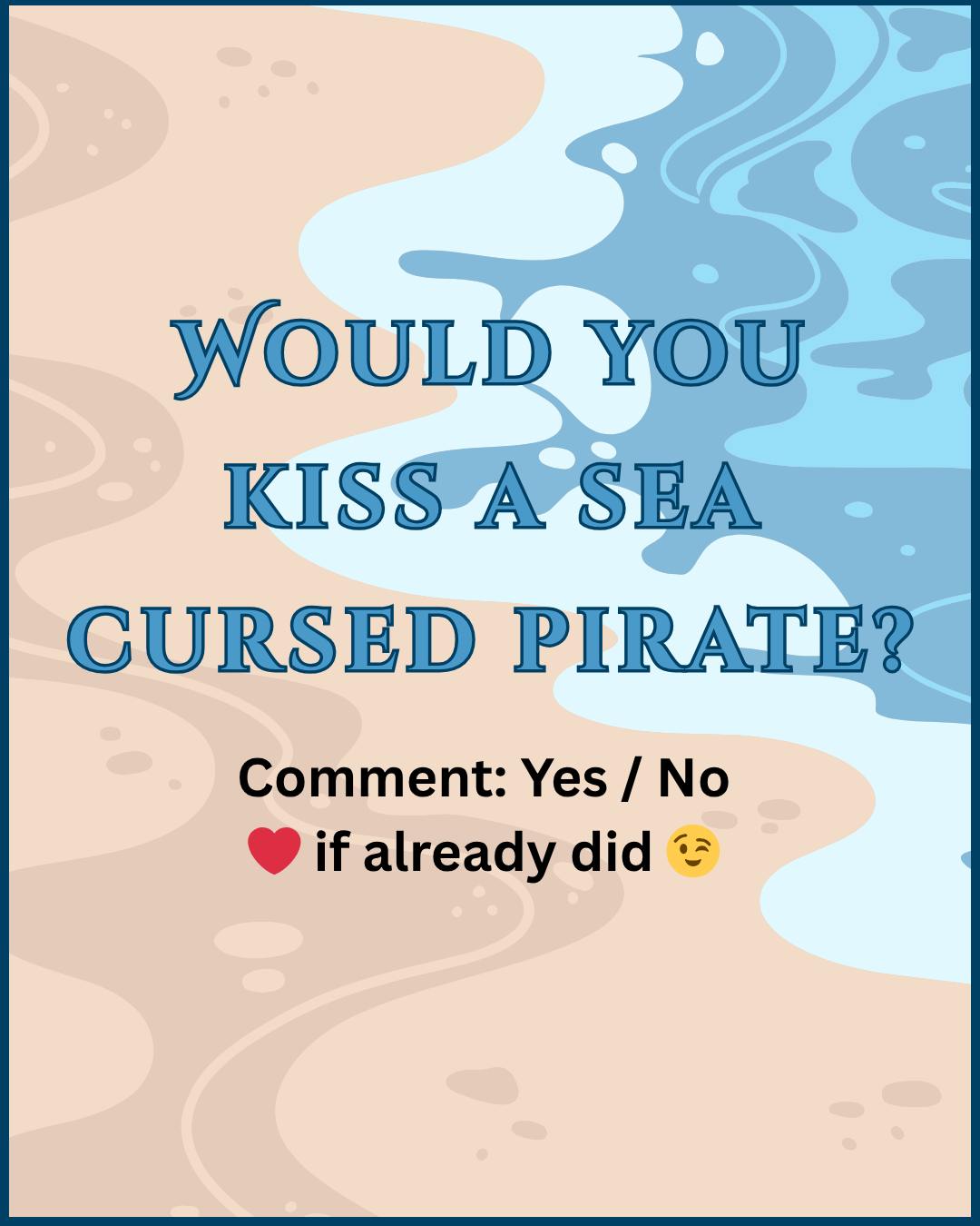 He’s cursed. He’s dangerous. He’s got sea salt in his veins and secrets in his kiss.
But you already knew that, didn’t you? 😉
Would you kiss a sea-cursed pirate?
Comment Yes / No
❤️ If you already did (hello, Kipp 👀)
#CursedByASirensKiss #DarkRomantasy #FantasyBookBoyfriend #SpicyReads #RomantasyRecs #LSEmbers