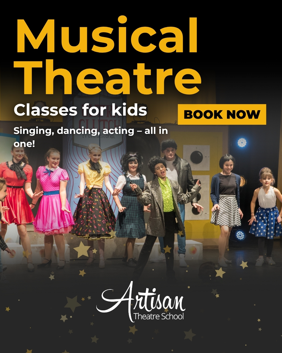 🎭 NEW! Musical Theatre Classes Starting This September in Southampton 🎶
Is your child bursting with energy, always singing, dancing or acting around the house? 🌟
Unlock their potential with our brand new Musical Theatre Classes – designed to build confidence, creativity, and performance skills in a fun and supportive environment!
👧 Ages 5–16 years
📍 Locks Heath Community Centre
🕒 Every week: 3.45pm – 5.45pm
🎟️ Starting September – Limited spaces available!
From West End hits to show-stopping routines, your child will learn to sing, dance and act like a true performer – all while making friends and having a blast.
📩 Message us or email the office today to reserve your spot before places fill up!
#MusicalTheatre #StageSchoolUK #SouthamptonKids #LocksHeath #TheatreClass #PerformingArtsUK #DanceSingAct #ConfidenceThroughDrama #KidsActivitiesUK #AfterSchoolFun