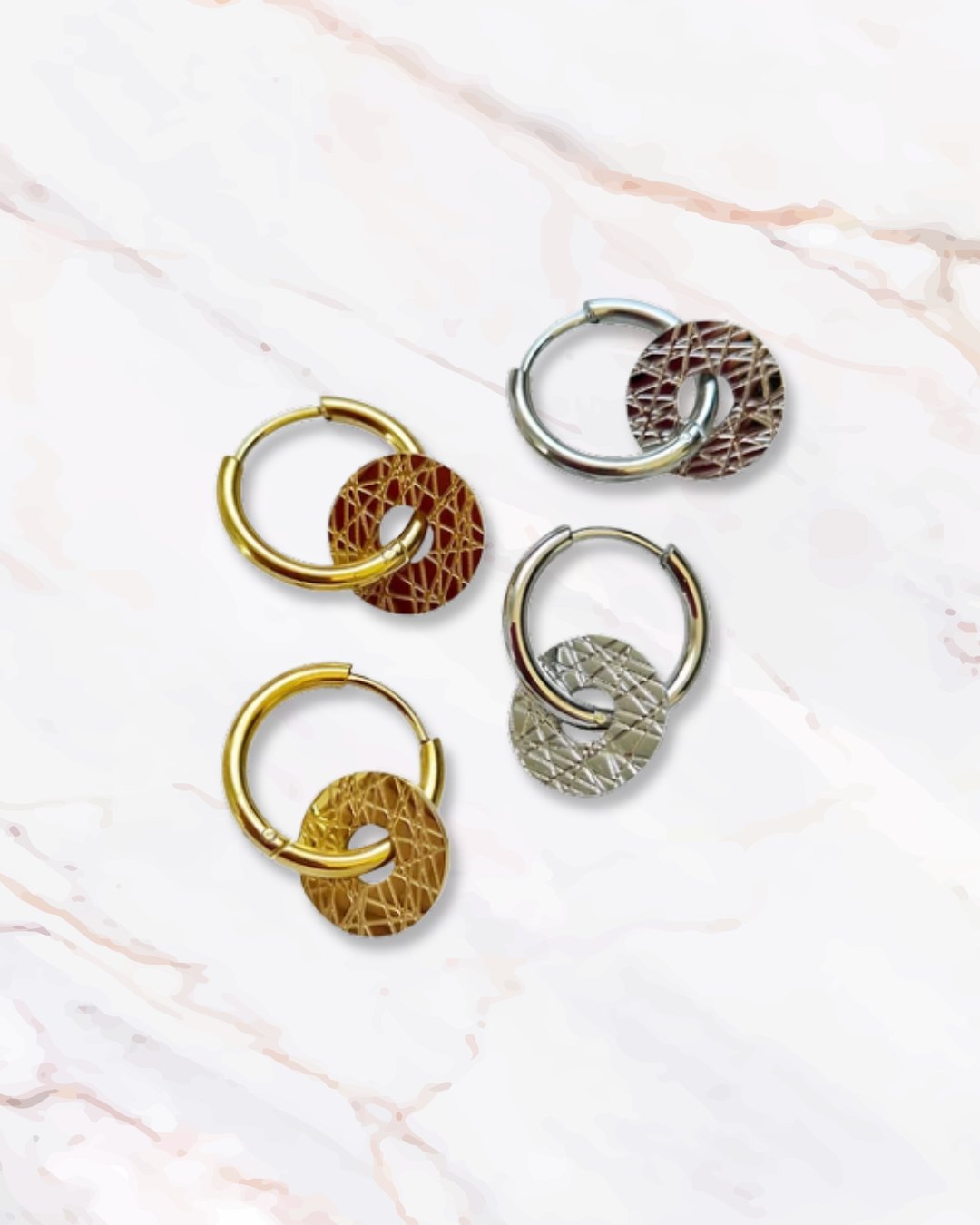 NEW IN: Our Lennix Stainless Steel huggie - available in Gold and Silver.