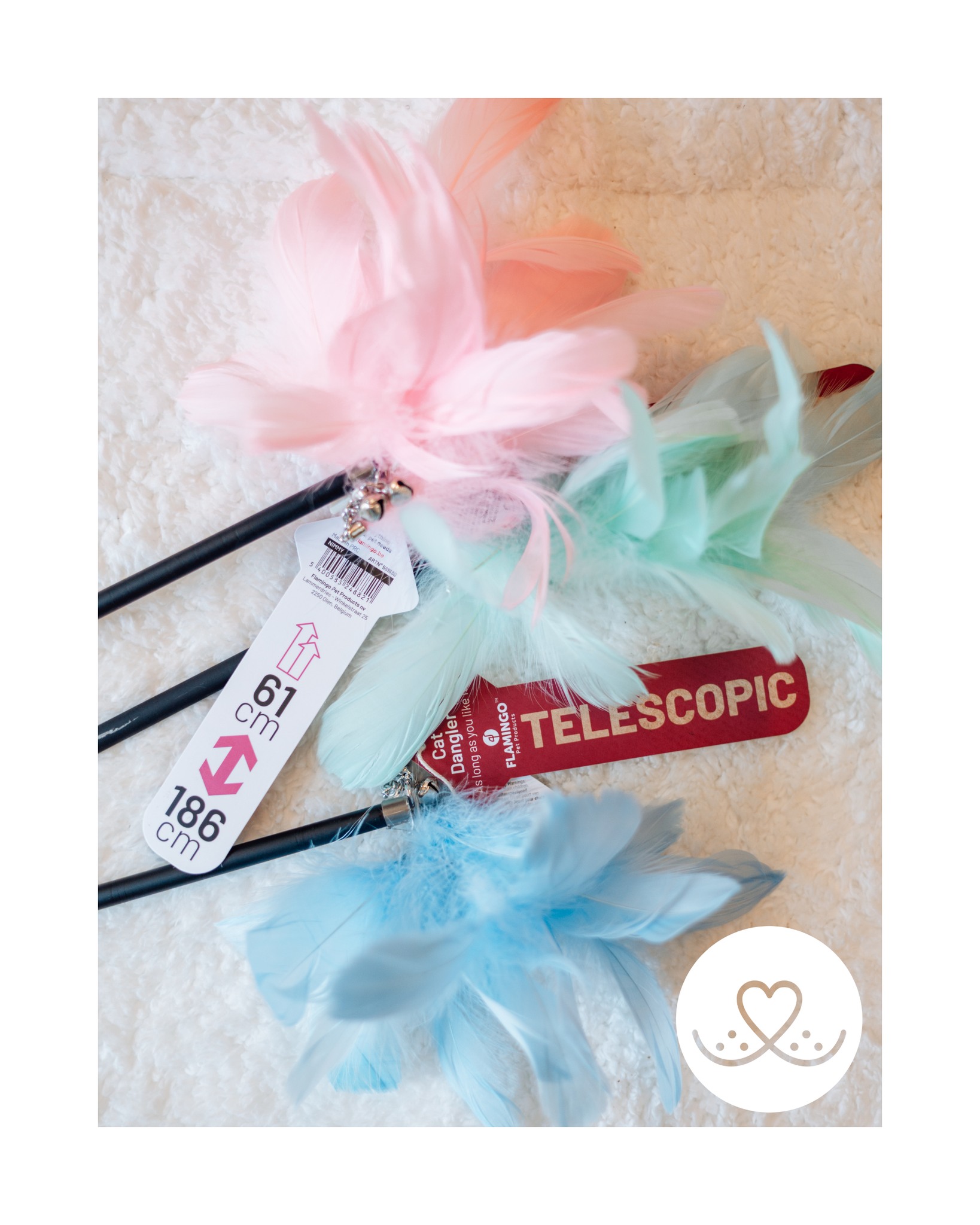 🎣 Nieuw bij Snoet: kattenhengels tot wel 1.80 meter!
Laat je kat springen, jagen en spelen met deze extra lange hengels. Verkrijgbaar in drie vrolijke kleuren!
Ideaal om samen actief bezig te zijn én de band met je kat te versterken.
Kom ze bekijken in de winkel!
#Kattenplezier #SnoetBorne #Kattenhengel #Kattenspeelgoed #ActieveKat #DierenwinkelTwente #Dierenspecialist #BornseOndernemers #Borne