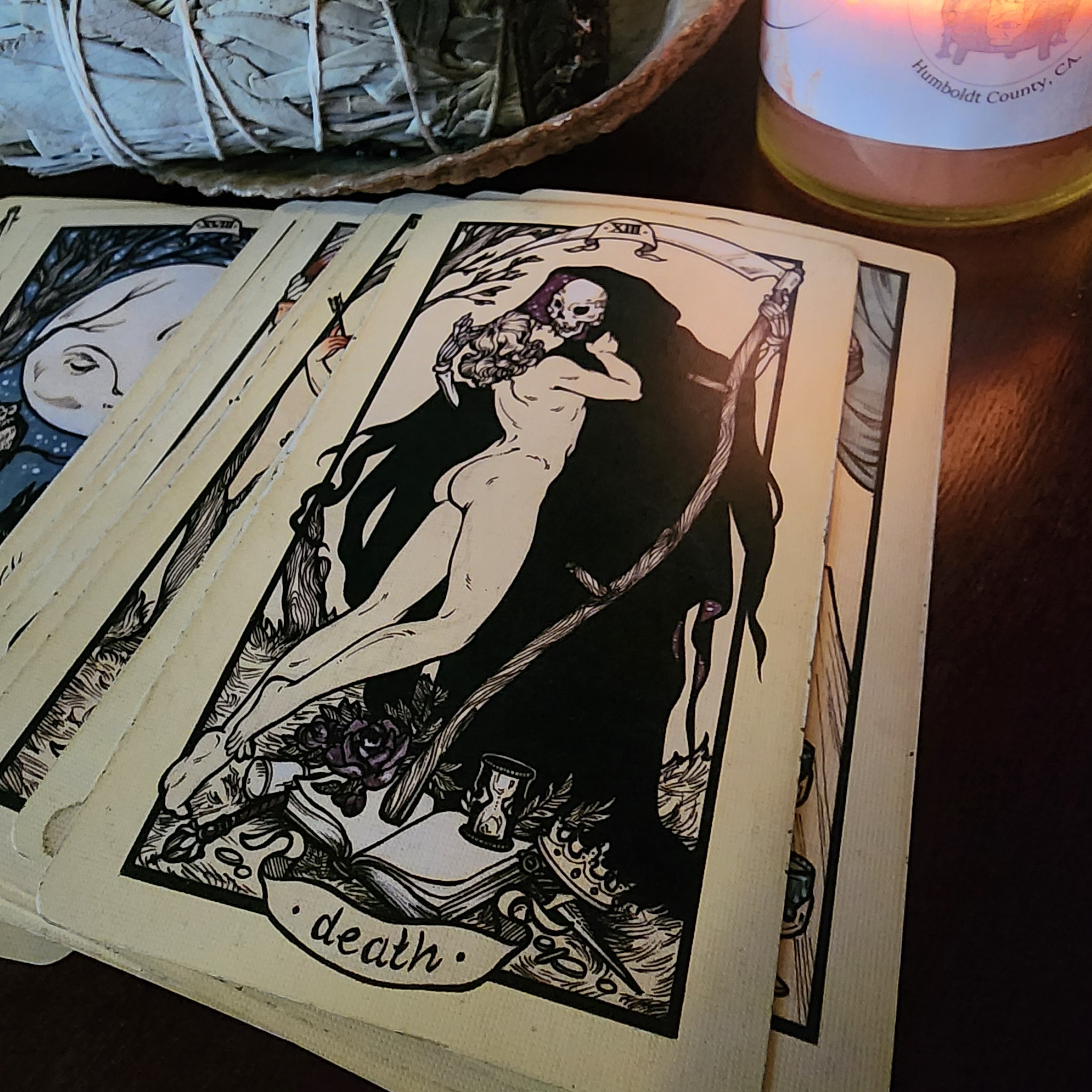 The Death card energy has been heavily present around here lately.
This card reminds us that some things have to end in order to make space for the new things that are coming. As we move through life and grow, we have to leave some things (and some people) where they are in order for us to be able to get to the next stage of our own journey. It represents letting go, transformation, and renewal.
After a long battle with this energy in my own life, I’ve made the hard decision to close the physical location of the shop.
This little storefront was a dream I carried for a long time, and getting to share it with all of you has meant the world. But, it ended up putting way more on my plate than I can realistically carry right now. So, I made the tough decision to shut it down and take a step back so that I can shift my focus to other things in my life that need more of my attention -- like my daughter and my own health.
Azila’s Cauldron is still alive and kicking—just shifting forms. For now, I'm returning to running the show from my home, which is how I was operating for many years before I decided to open the storefront. This shift is allowing me the time and space to do more creating -- like crafting my candles and brewing my tinctures -- which I hadn't realized I'd missed so much until now.
In addition - I'm still doing readings, and I have a LOT more time for them on my schedule. I'm still around in Old Town Eureka for in-person readings, and Zoom is always an option as well for my clients who aren't close by.
I want to thank you all so much for your continued support through all the change and transformation.
This isn’t goodbye, it's just a (much needed) redirection.
🖤🖤