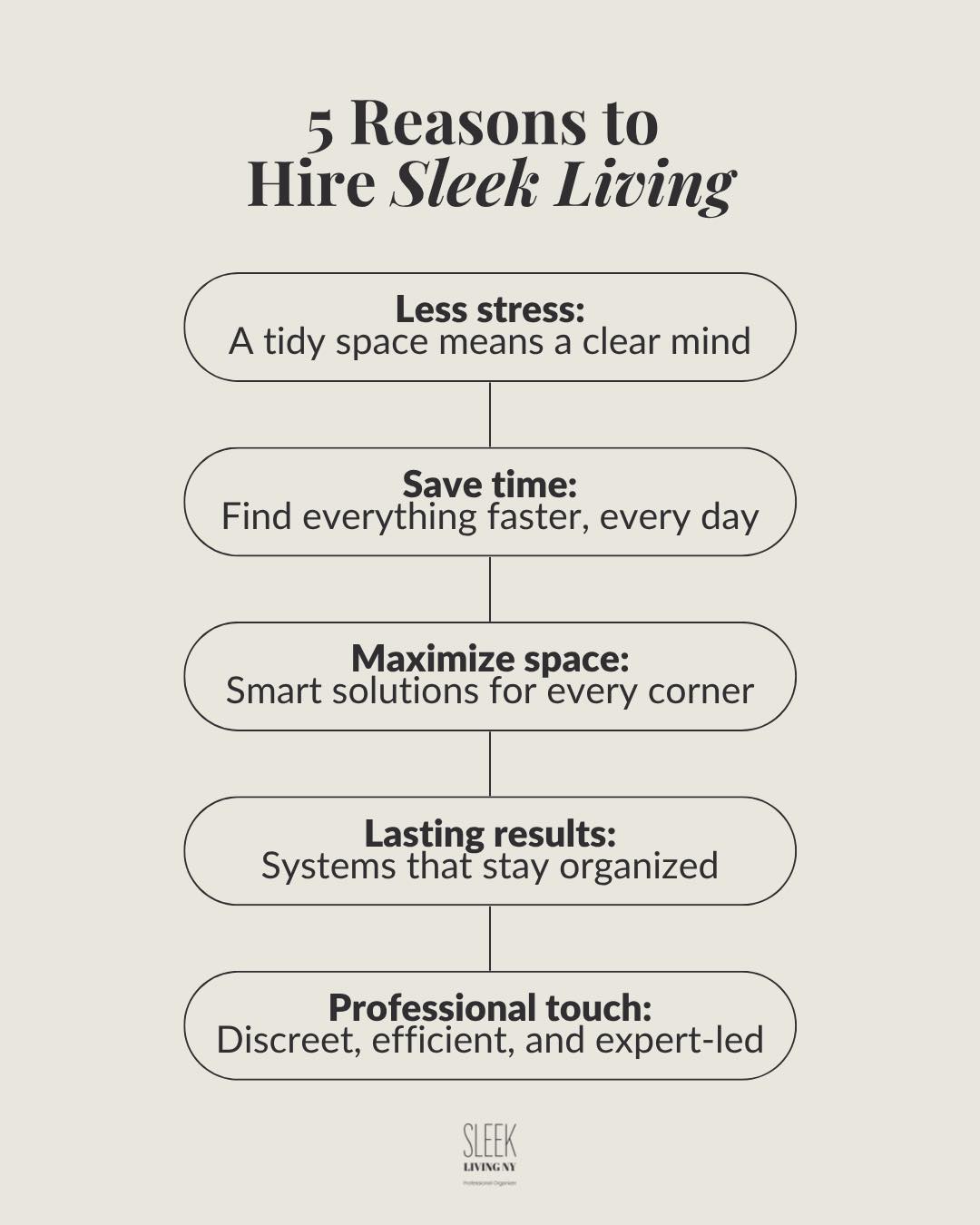 Unlock the secrets to an organized life! π€«π π‘ Hire Sleek Living and transform your space, transform your life π«π
-
#professionalorganizer #OrganizedHome #NeatAndTidy #HomeOrganization