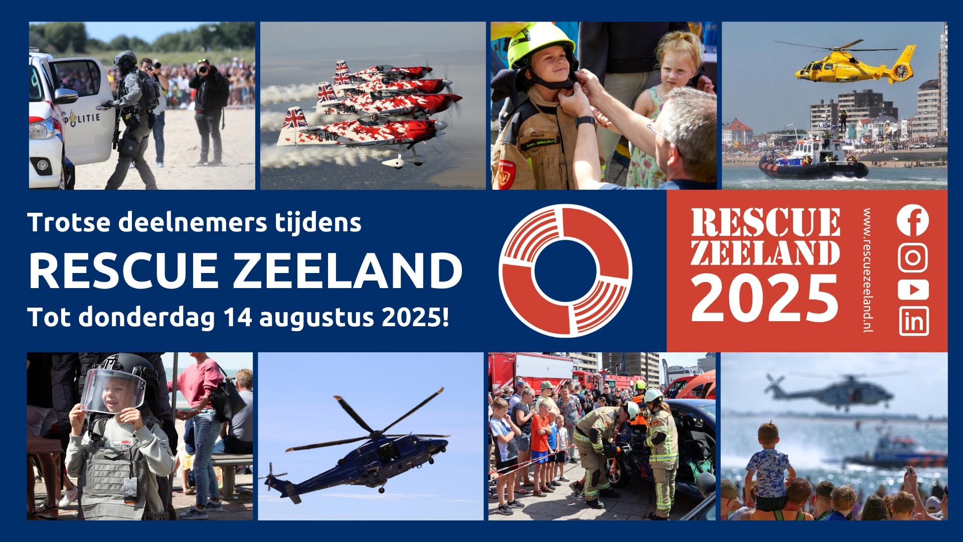 🚨 Rescue Vlissingen 🚒
📍 Donderdag 14 augustus | 12.00 - 18.00 uur
📌 Boulevard Vlissingen
Kom gezellig langs tijdens het spectaculaire Rescue Vlissingen en geniet van een momentje pauze bij één van onze foodtrucks! ☕🍔
We serveren:
☕ Heerlijke koffie & thee
🍰 Huisgemaakt lekkers
of
🍔 Broodjes hamburger, vers van de plaat!
Tot dan op de boulevard! 🙌