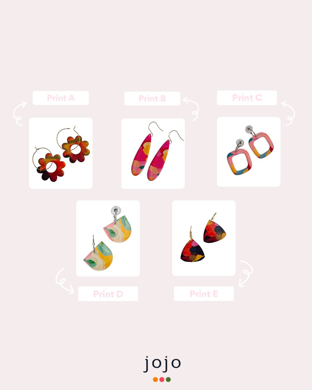 A selection of our Artsy Range - we have so many colours and designs to choose from... guaranteed we will have one to suit you!!