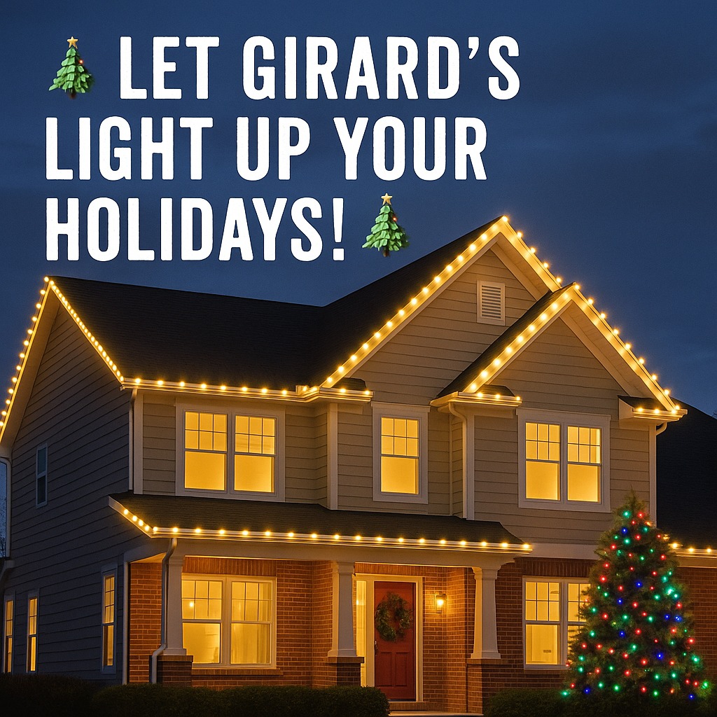 Skip the hassle (and the ladder!) — let us take care of your Christmas lights this year!
Whether you’re going for classic holiday charm or year-round glow, we’ve got you covered:
🎯 Traditional Christmas lights
🌟 Permanent lighting options that shine all year
🏠 Residential & commercial installs
🎄 Custom designs to fit your style
📞 Spots fill up FAST — message us today to get on the schedule!
#GirardsHouseWash #ChristmasLights #HolidayMagic #WeHangYouShine #WinterWonderland