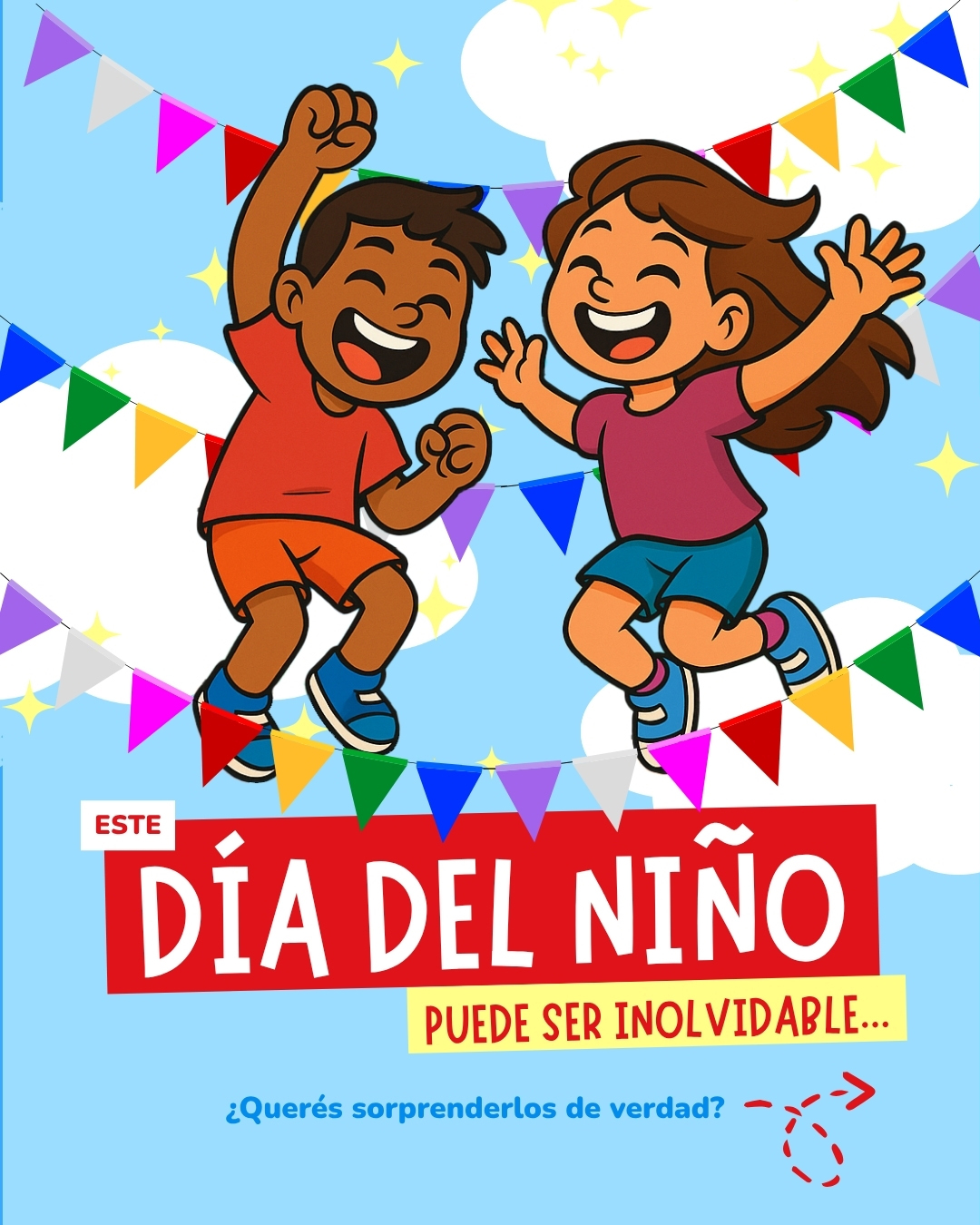 Este Día del Niño podés regalarles algo que no se guarda en una caja:
Un recuerdo que les quede para siempre 🎈
✨ Alquilá un inflable, sumá glitter, maquillaje, animación…
¡Y transformá tu casa en una fiesta inolvidable!
💳 3 cuotas fijas con tarjeta
#deliveryfun #diadelniño #diadelasinfancias #fiestaencasa #fiesta #inflables #animaciones #glitterparty #alquilerdeinflables