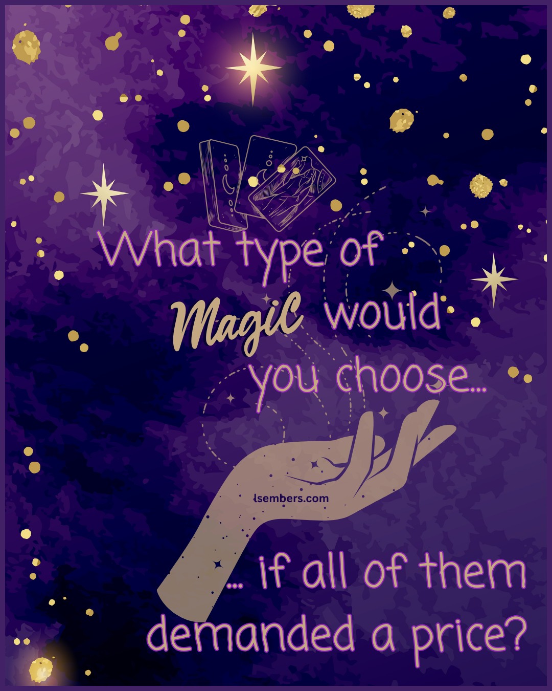 Every kind of magic comes with a cost.
So tell me...
Would you barter blood, memory, time, or something darker?
What type of magic would you choose, if all of them demanded a price?
Comment your answer below. Let’s see what kind of spellcasters are hiding among us.
#DarkRomantasy #MagicComesAtACost #FantasyReaders #WitchyVibes