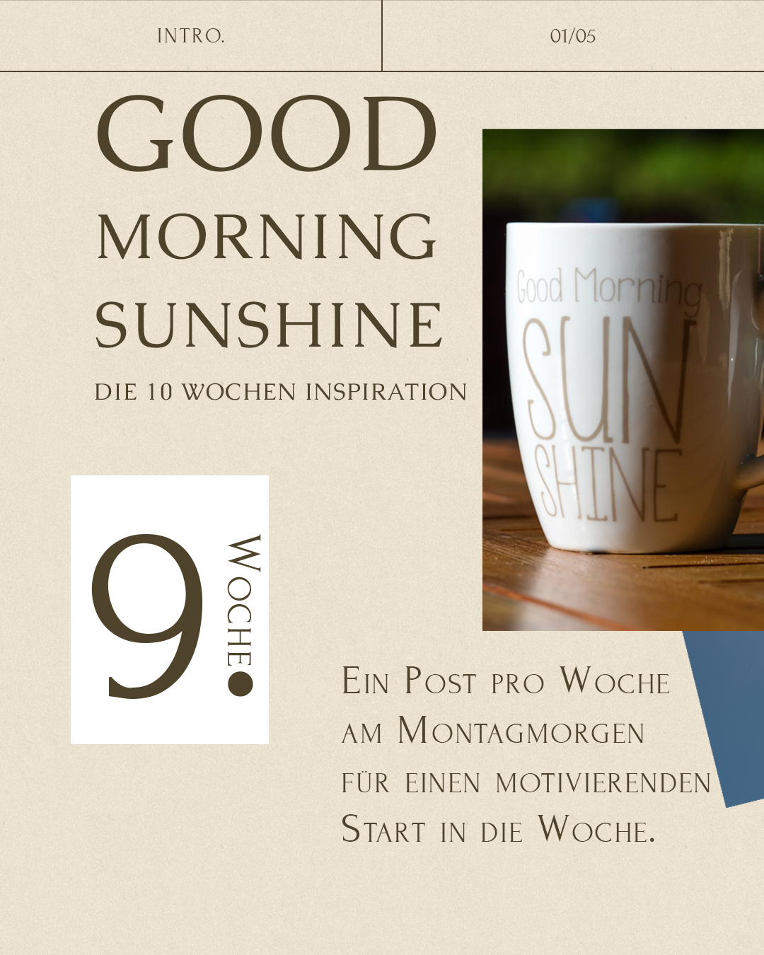 Goodmorning Sunshine heißt heute:
Ich warte nicht auf das Licht – ich bringe es mit.
Und das beginnt mit einem einzigen, kleinen Moment.
#goodmorningsunshine #lichtblickefinden #achtsamkeitimalltag #morgenimpuls #berufstätigundbewusst #kleinerfreutgroß