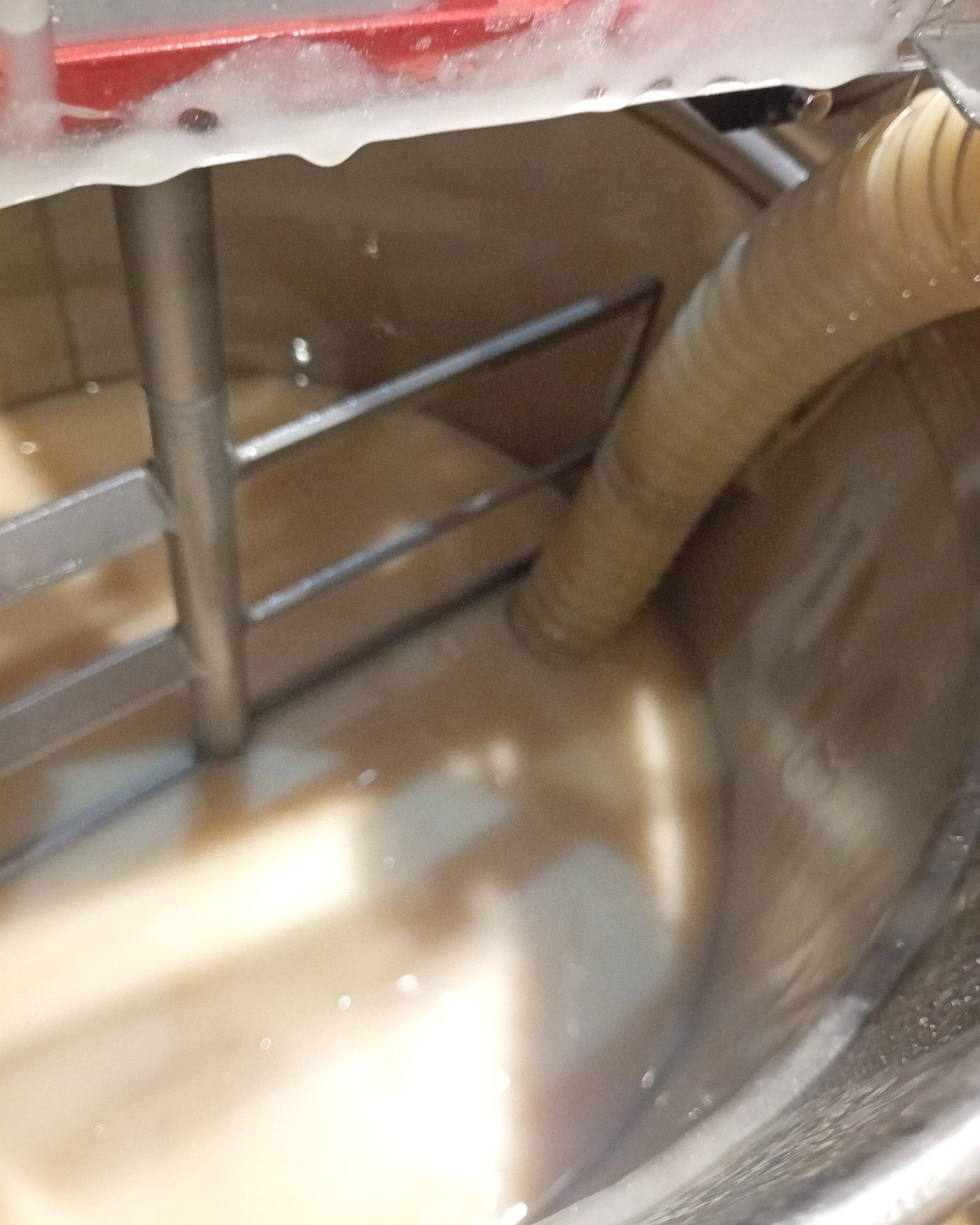 I've been prepping some soft set honey. We use honey that would normally set fast and mix it in this machine. It helps it develop a smooth buttery texture as it sets.