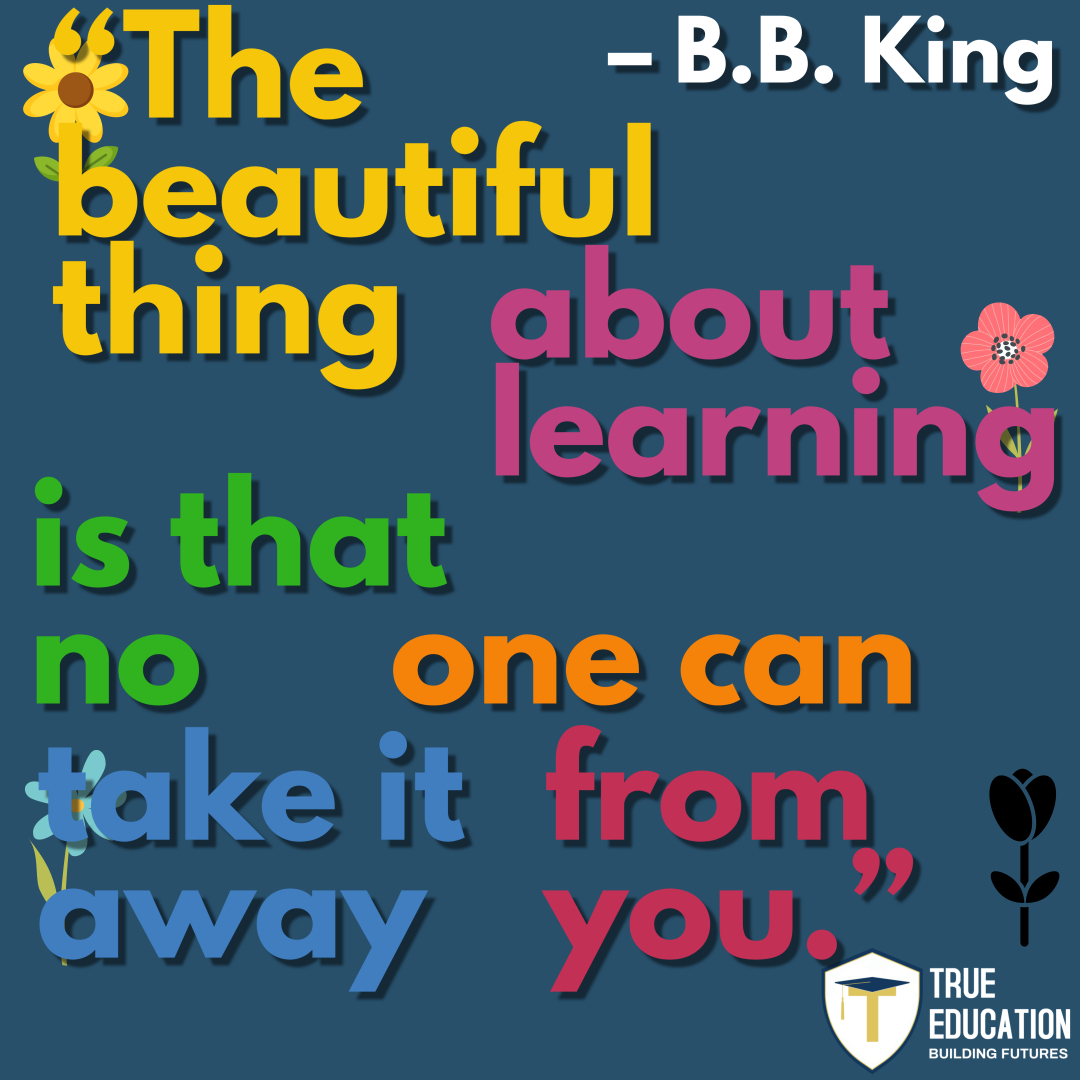 ✨ “The beautiful thing about learning is that no one can take it away from you.”
– B.B. King
🎓 Learning is a lifelong gift. We’re here to help students build knowledge and confidence that lasts far beyond the classroom.
#lifelonglearning #lifelonglearner #studentgrowth #studentgrowth #empowered