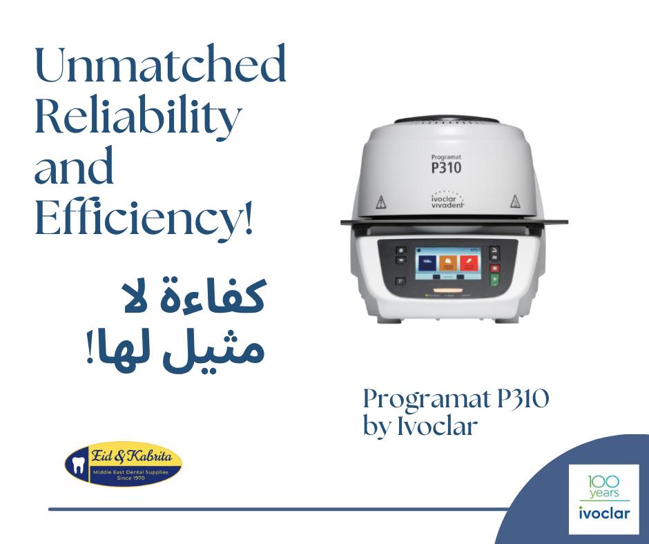 🚀تم تصميم P310 لتحقيق الكفاءة والدقة وسهولة الاستخدام، حيث يوفر نتائج عالية الجودة في كل مرة. 🔥
ليه اختار P310 من ايفوكلار ؟
☑️ ال QTK2 muffle technology مع Sic bottom reflectors يضمن توزيع مثالي للحرارة.
☑️ توفر شاشة ال (OSD) معلومات حول حالة التشغيل الحالية من خلال ألوان مختلفة.
☑️ تتيح تقنية توفير الطاقة توفير ما يصل إلى 40% من الطاقة في وضع ال standby mode.
☑️ يعمل نظام حفظ انقطاع التيار الكهربائي على منع انقطاع التيار الكهربائي على المدى القصير لمدة تصل إلى ١٠ ثواني لضمان جودة الشغل.
☑️ يحتوي على برامج للصيانة والاختبار متكاملة.
☑️ يمكن تحديث البرامج عبر شريحة USB والكابل.
كل ده حيضمن شغل مظبوط و راحة بال!
لمزيد من المعلومات و للاستعلام اتصل بنا : 24513870 - 24513874
#Ivoclar #P310 #DentalLabTech #PorcelainFurnace #IvoclarVivadent #DentalCeramics #LabEquipment #DentalInnovation #عيد_و_كبريته #ايفوكلار #جودة_عالية #جودة_تثق_بها