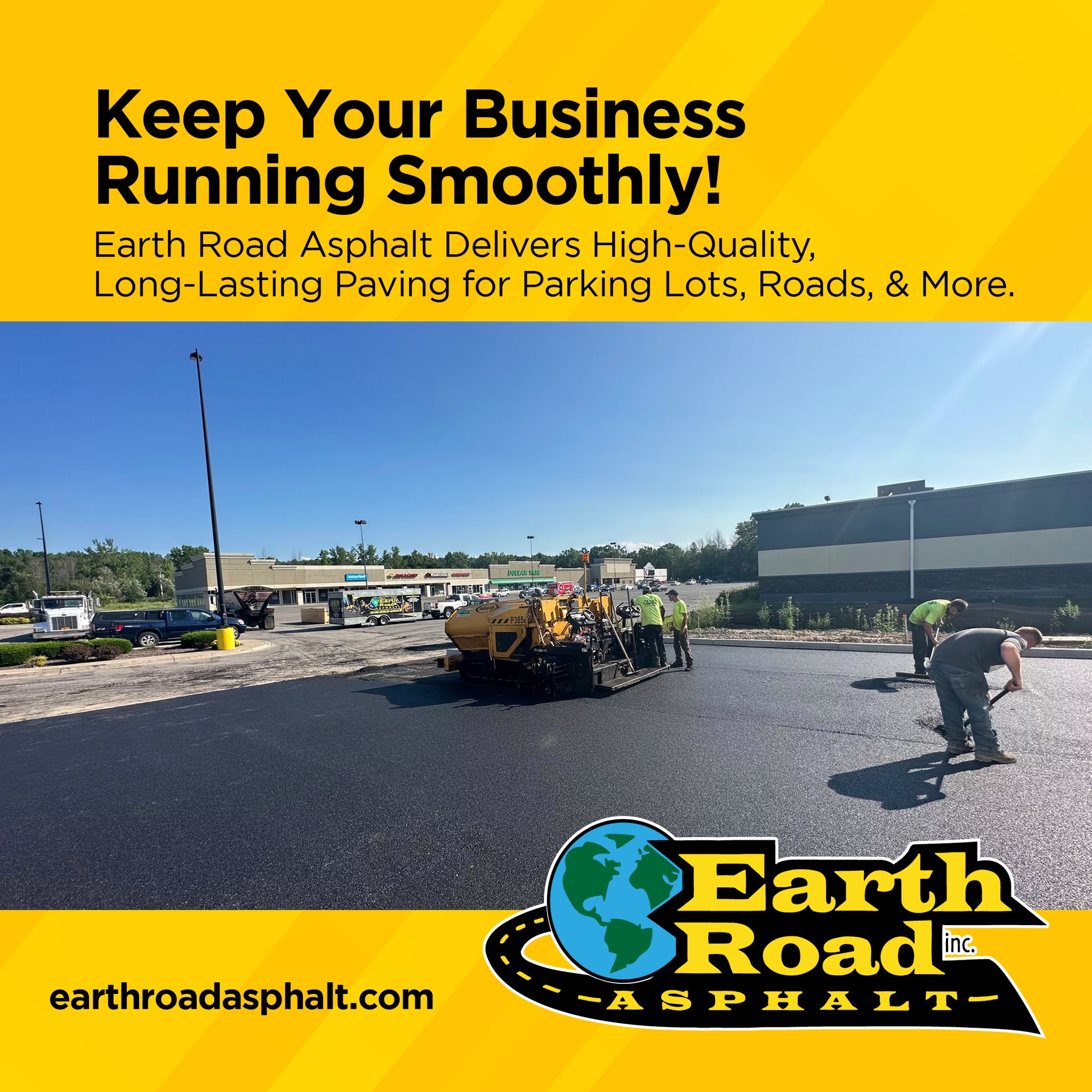 Keep Your Business Running Smoothly!
Your parking lot is the first thing customers see. Make it look sharp and stand the test of time with Earth Road Asphalt.
- High-quality paving
- Free quotes to get you started
- Serving Central New York!
📍 277 North St., Auburn, NY 13021
📞 315-253-9060
🌐 earthroadasphalt.com
#EarthRoadAsphalt #PavingPros #CurbAppeal #CNYPaving #DrivewayRepair #SupportLocal #FultonNY #AuburnNY #SyracuseNY #OswegoNY