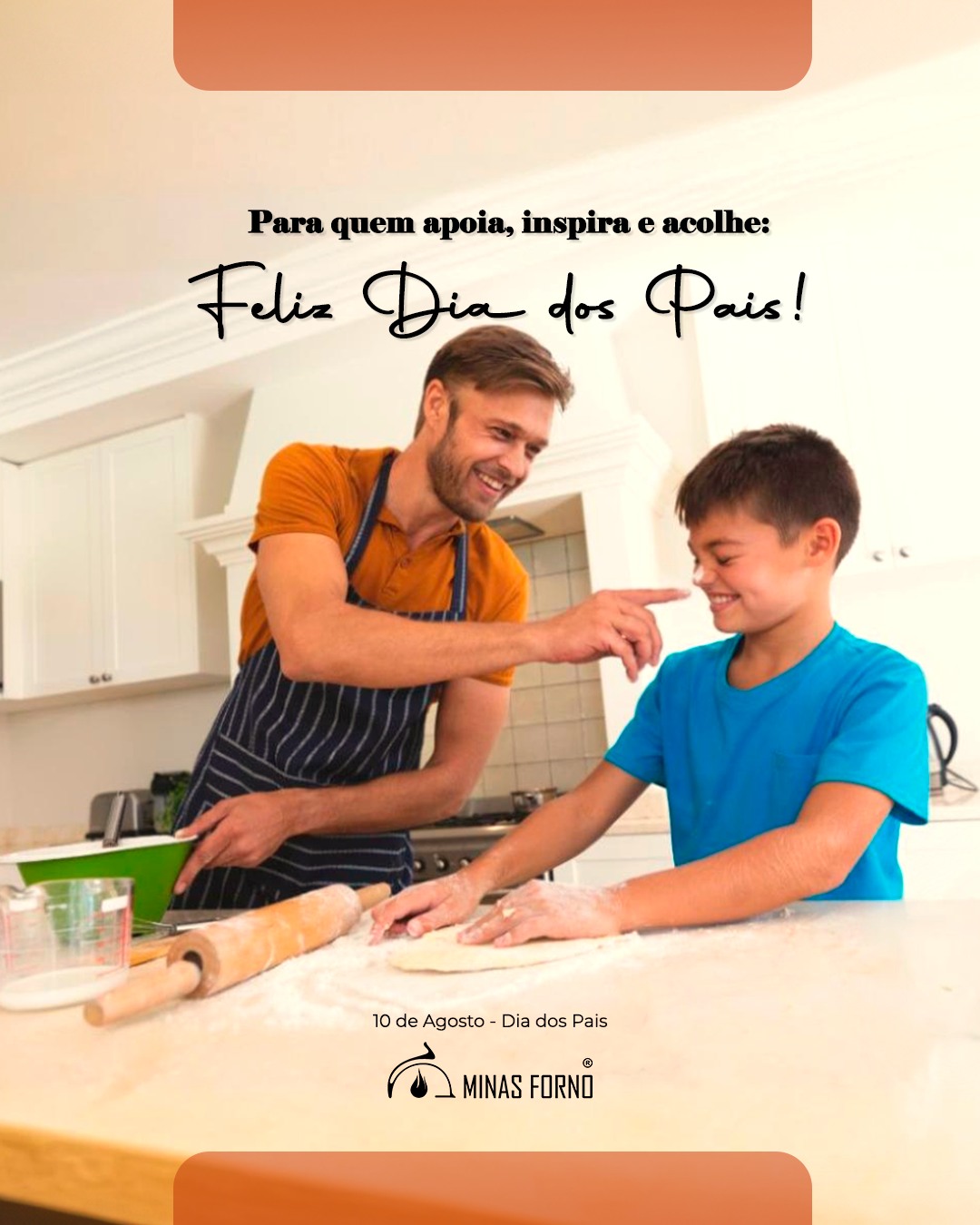 Hoje a homenagem é para quem apoia, inspira e acolhe. Que o Dia dos Pais traga mesa cheia, conversa boa e ótimos momentos em família.
Feliz Dia dos Pais!
#DiaDosPais #MinasForno #EmFamília #MomentosQueAquecem #Gratidão