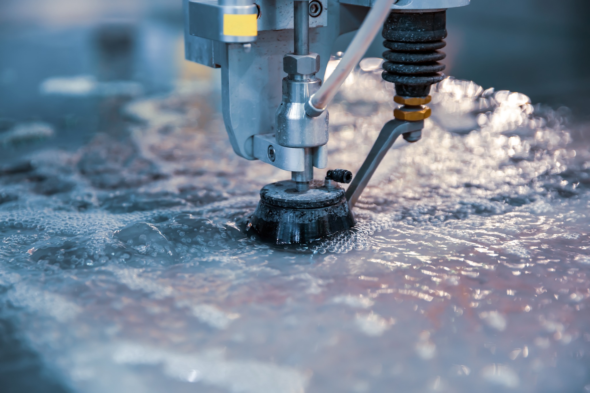 Experience the cutting-edge of metal fabrication with our advanced water jet-cutting technology. #CuttingEdge #WaterJetTech #MetalCraft #MetalAlloyFabrication #MAF #WaterJetCutting