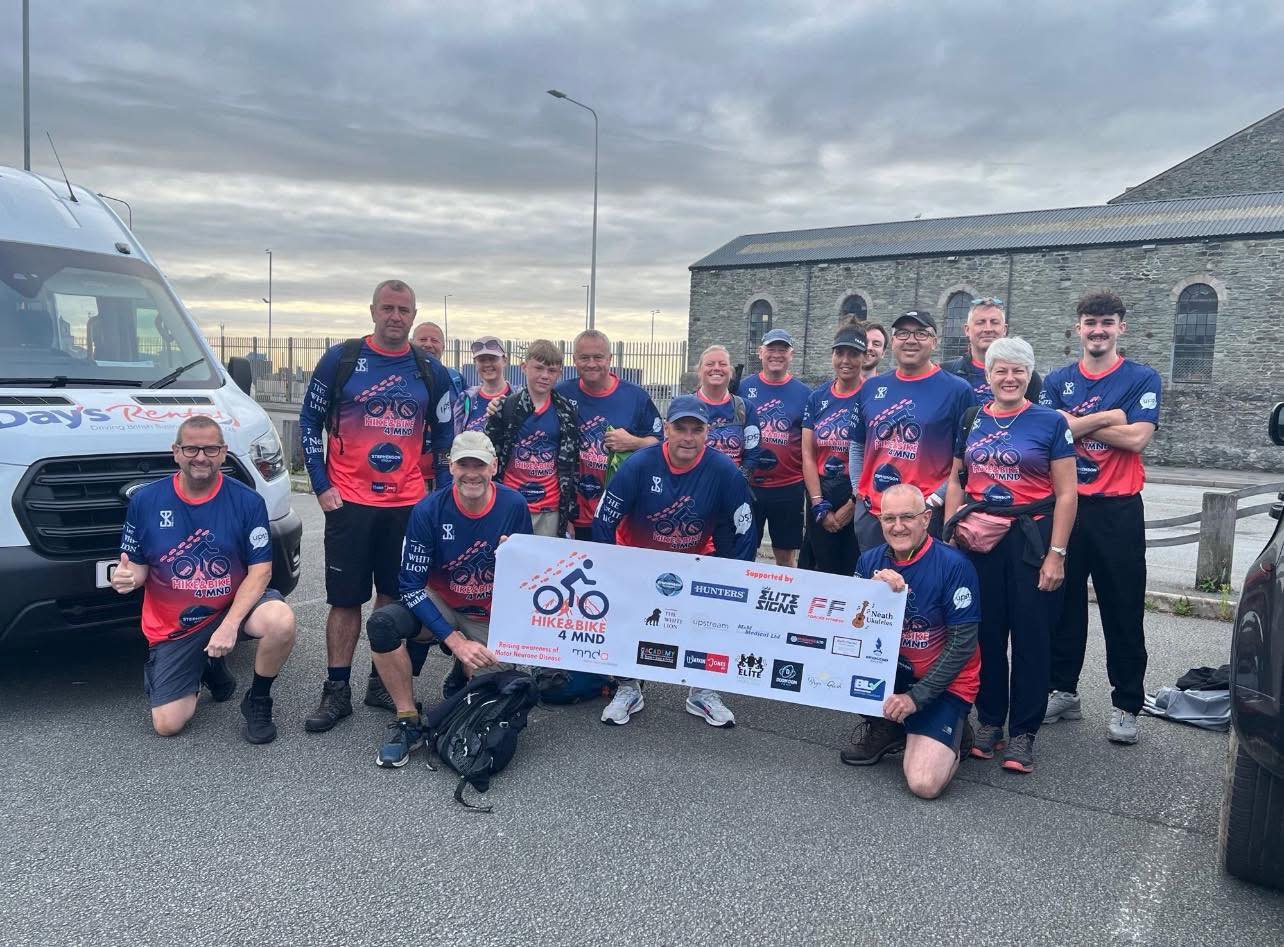 Day 1 and 30miles in the bag! Come on team #Hike&Bike4MND
https://www.justgiving.com/page/hikebike4mnd?utm_medium=FR&utm_source=CL&fbclid=IwZXh0bgNhZW0CMTEAAR6hT7tdK5Y78utsxTrGzOT6ybvNzn2XlMEjrPGa59ySaLz9HgIF5yIl_b9HSw_aem_eArgWNrUdW3uHKEiLl2JXQ