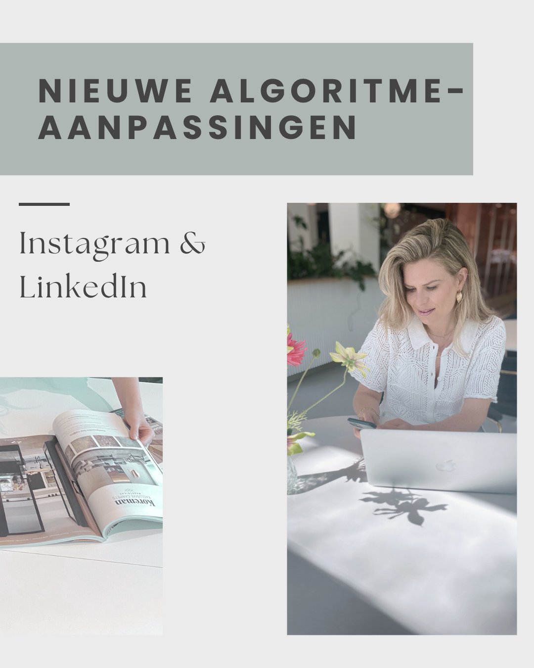 📢 Algoritme-alert! Instagram en LinkedIn hebben deze zomer stilletjes nieuwe prioriteiten ingevoerd.
🔍 Wat valt op:
Instagram geeft voorrang aan video’s die worden opgeslagen en veel gedeeld
LinkedIn waardeert lange reacties en saves meer dan likes
Beide platforms straffen herhaaldelijk gebruik van dezelfde hashtags af
🎯 Wat kun jij doen?
✅ Focus op content die opslaan waard is (tips, checklists, visuals)
✅ Stimuleer interactie door open vragen te stellen
✅ Varieer je hashtags en analyseer per post het bereik
➡️ Weten wat werkt voor jouw branche? Stuur ons dan een bericht via DM.
#AlgoritmeUpdate #SocialMediaStrategie #ContentTactics