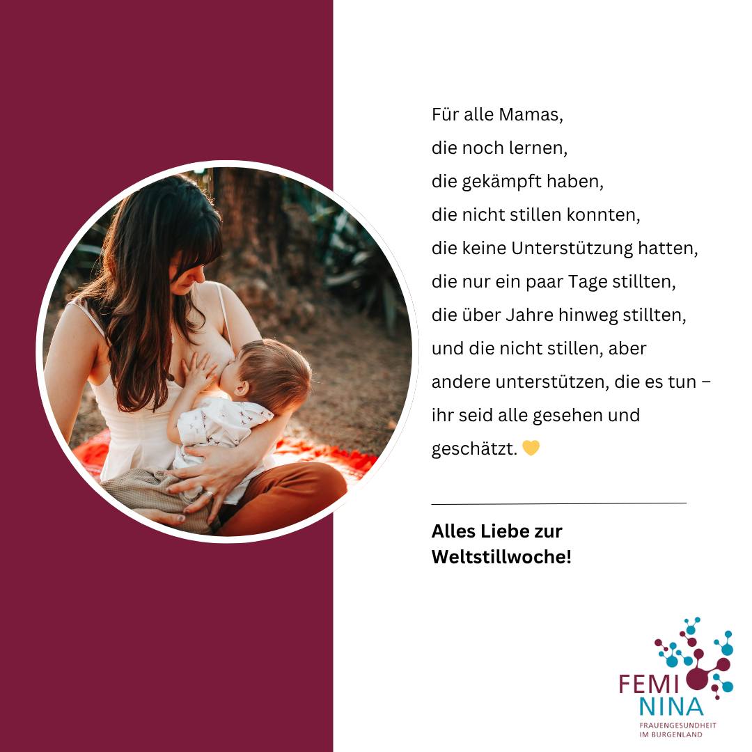Alles Liebe zur Weltstillwoche!
#Weltstillwoche #MamaSein #SolidaritätUnterMüttern