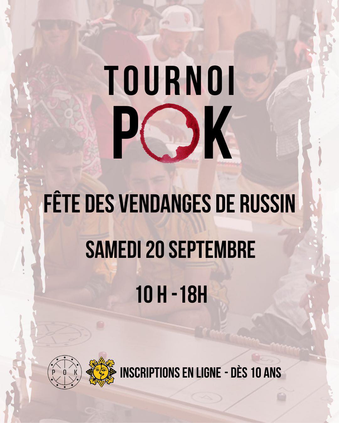 ⚠️ Nouveauté ⚠️
Tournoi de POK samedi 20 septembre sous la tente de la Jeunesse.
Informations et inscriptions:
https://infomaniak.events/fr-ch/loisirs/pok-x-fdv-russin-2025/52a357ad-534b-4149-87ae-3d69041f3556/event/1494203