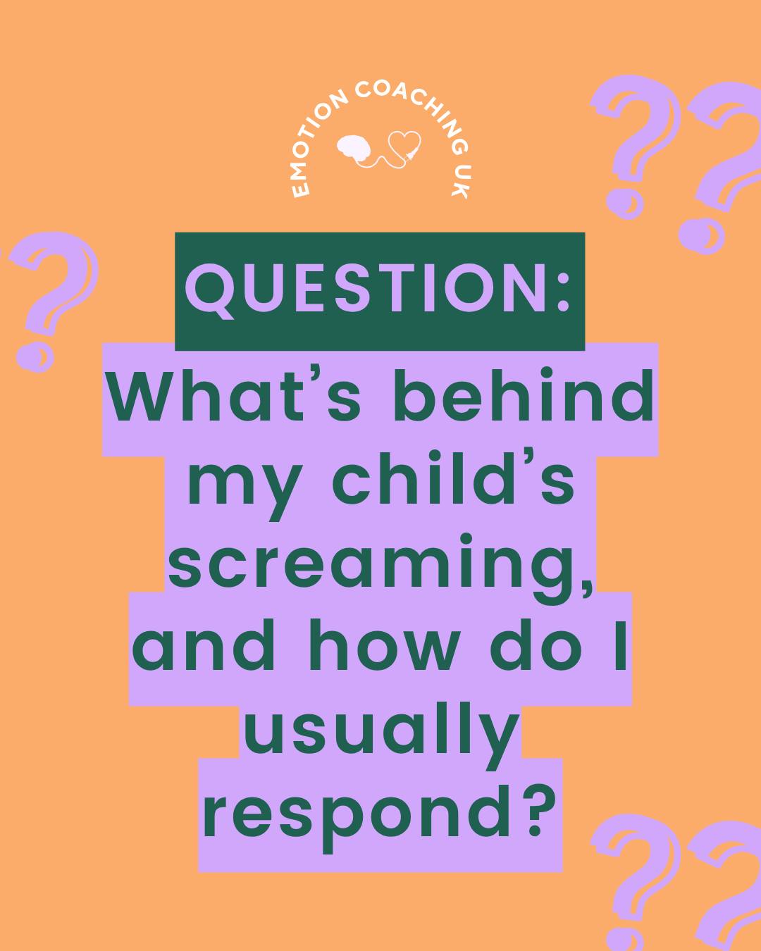 🧠 Weekly Reflection Question:
What’s behind my child’s screaming, and how do I usually respond?
💭 Is it from feeling overwhelmed? Frustration? Feeling unheard?
Screaming is loud, but it’s often a call for connection, not conflict.
Do you:
👂 Stay calm and offer a quiet voice in return?
🧸 Gently name the feeling underneath the noise?
🚪 Create space while still staying emotionally available?
🌪️ Screaming might feel chaotic, but underneath is a message:
"I need help managing this big feeling!"
✨ Want to explore how to support your child’s emotional world with confidence and care?
✅ Check out our free Emotion Coaching resources on our website
✅ Join one of our online training courses for parents, educators & professionals
You are not failing — you are learning, and so are your children. 💛
#EmotionCoaching #BigFeelings #ScreamingIsCommunication #ParentingReflection #StayConnected #EmpathyInAction #ECUKResources #OnlineParentingSupport
