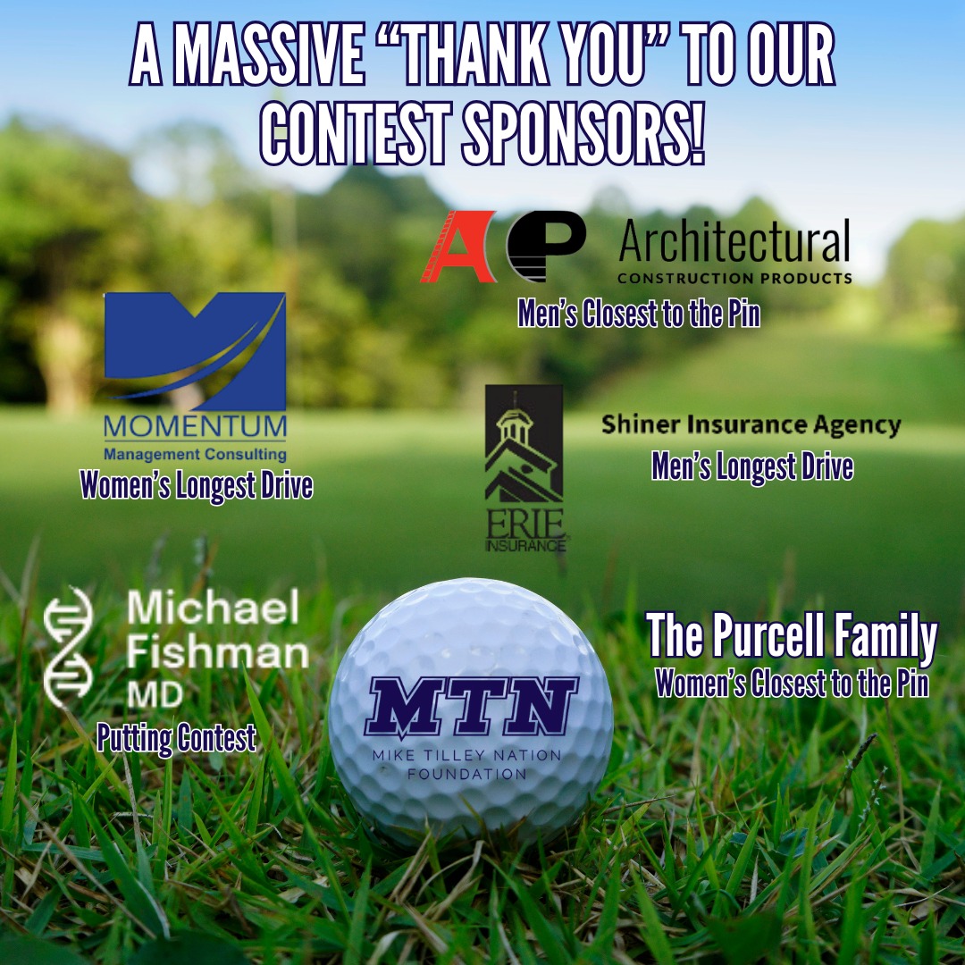 Only 9 days to go! ⛳ A special thank you to our contest sponsors:
Momentum, Inc. (Women's Longest Drive) - A professional women-owned business consulting firm based in Camp Hill, Pennsylvania providing IT and Management Consulting services throughout central Pennsylvania and the mid-Atlantic region (www.m-inc.com)
Shiner Insurance Agency (Men's Longest Drive) - Established in 1963, Shiner Insurance Agency is a family-owned and operated business located in Mechanicsburg that specializes in auto, home, business, life, and health insurance (www.shinerinsagency.com)
Architectural Construction Products (Men's Closest to the Pin) - An independent manufacturer’s representative firm that specializes in the promotion and sale of commercial roofing, waterproofing and construction materials utilized in the building envelope (https://acpllc.com)
The Purcell Family (Women's Closest to the Pin) - Friends of Michael Tilley
Dr. Michael Fishman, MD (Putting Contest) - An interventional pain management specialist who cares deeply about the accurate diagnosis, treatment, and surveillance of patients living with chronically painful conditions (https://doctorfishman.com)