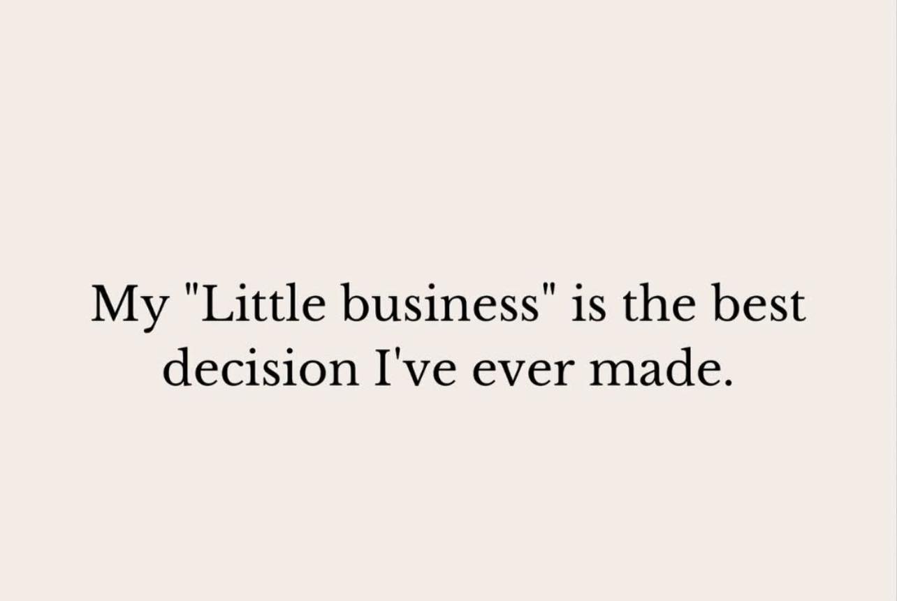 Best boss I ever had? …Me. ☺️✨