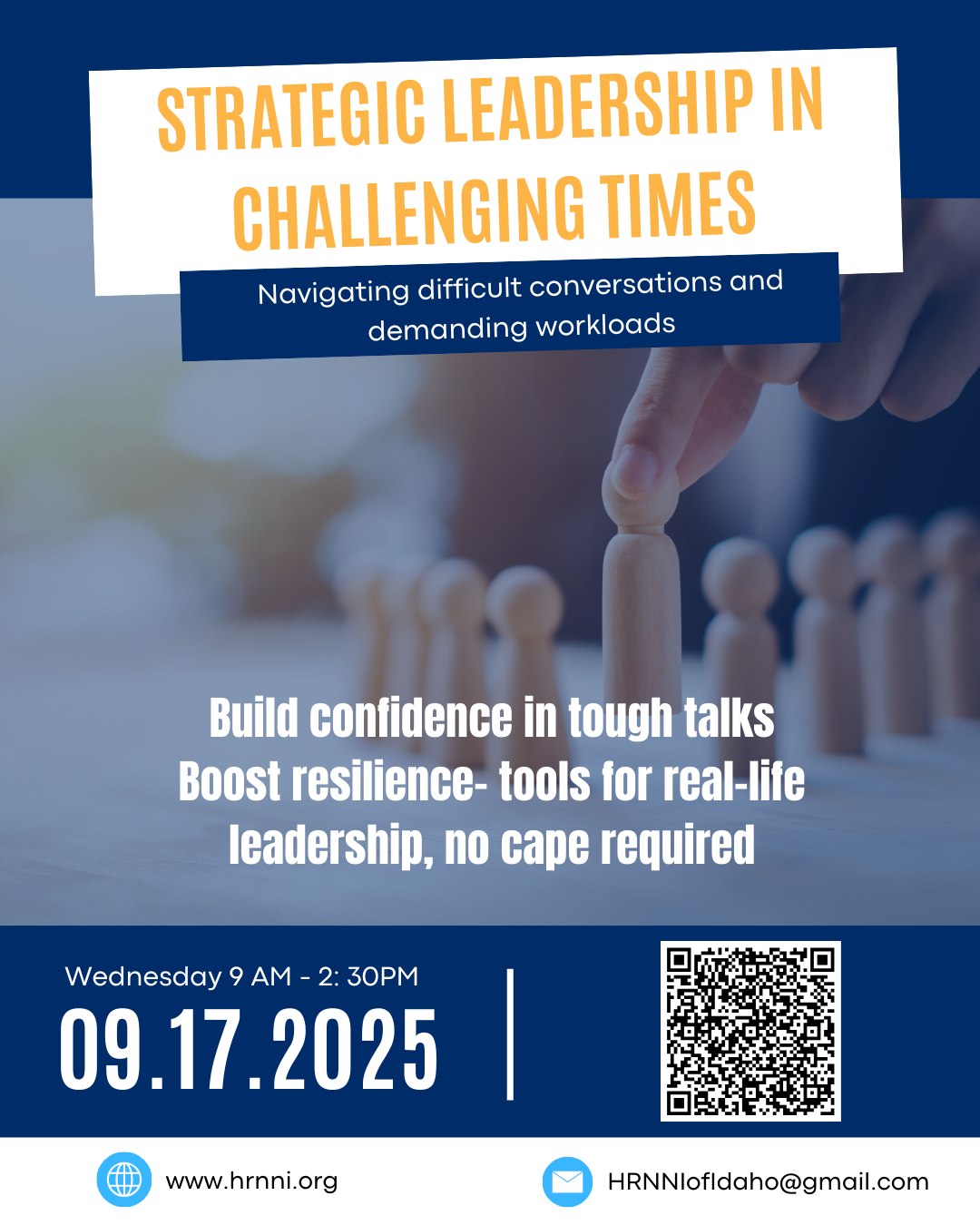 Strong Teams Start with Strong Leaders
Leaders, managers, and HR professionals are carrying more than ever—demanding workloads, constant change, and the responsibility of guiding people through tough conversations. Yet, Gallup reports that only 44% of managers have ever received formal leadership training.
When companies invest in developing these skills, they’re not just helping individuals—they’re building stronger, more resilient teams and protecting their bottom line.
Join us and empower your people to lead with confidence, clarity, and resilience.
#ProfessionalGrowth #SkillsForSuccess #HRSolutions #BusinessLeaders #HRNNI #LeadershipDevelopment