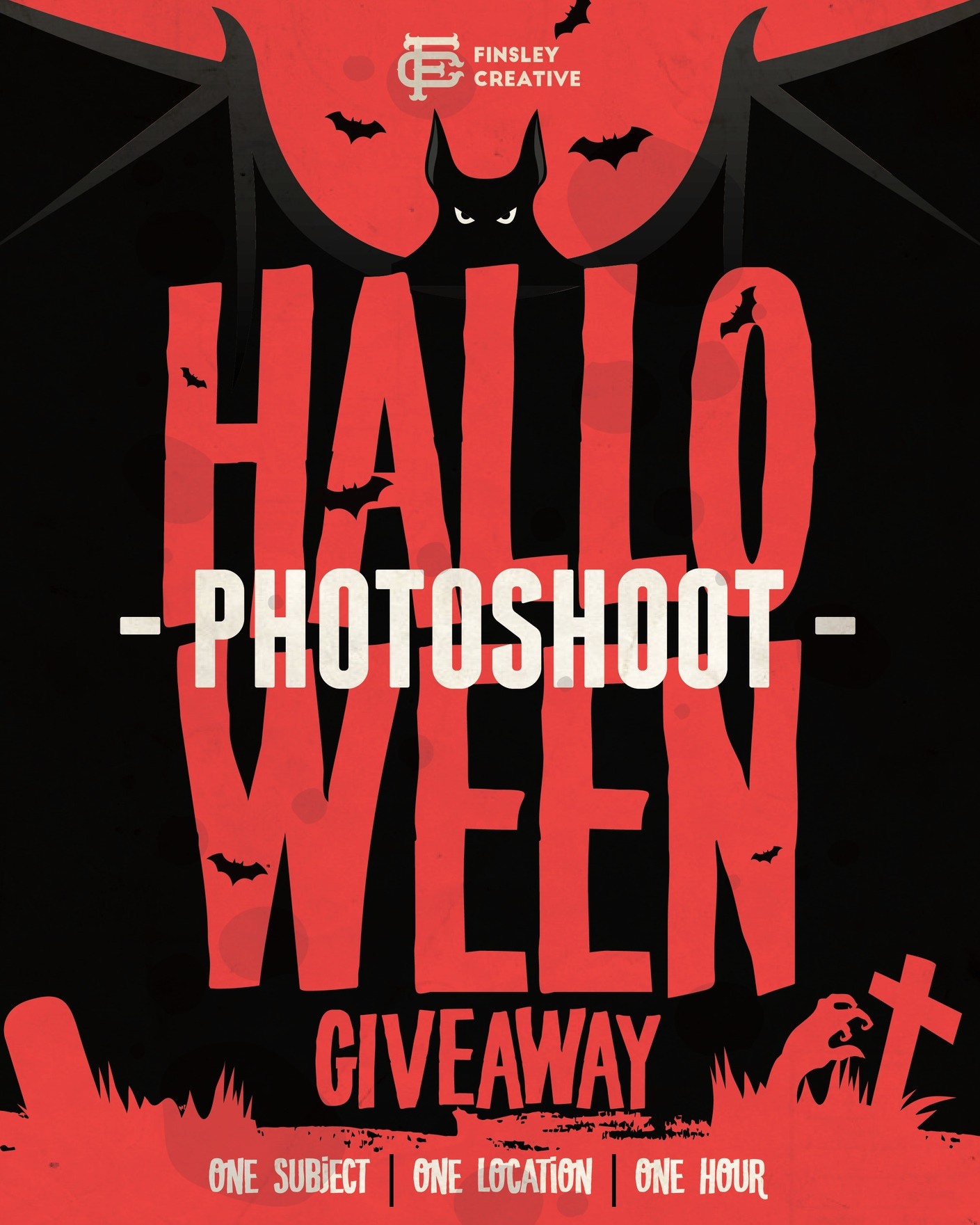 FOLLOW THE DIRECTIONS, YA HEATHENS! ONLY ONE WINNER!
1. Like & follow my page (If you haven’t already).
2. Like the post.
3. Tag yourself or someone else to go into the drawing.
4. Share this post to your story.
Only then will you be entered to win your free shoot via an online drawing!
Drawing on September 27TH - Photo shoot on October 5TH - 10AM - RAIN OR SHINE.
This is a FREE - ONE-HOUR - HALLOWEEN SHOOT - ONE LOCATION - ONE SUBJECT!
GET TO SHARING!