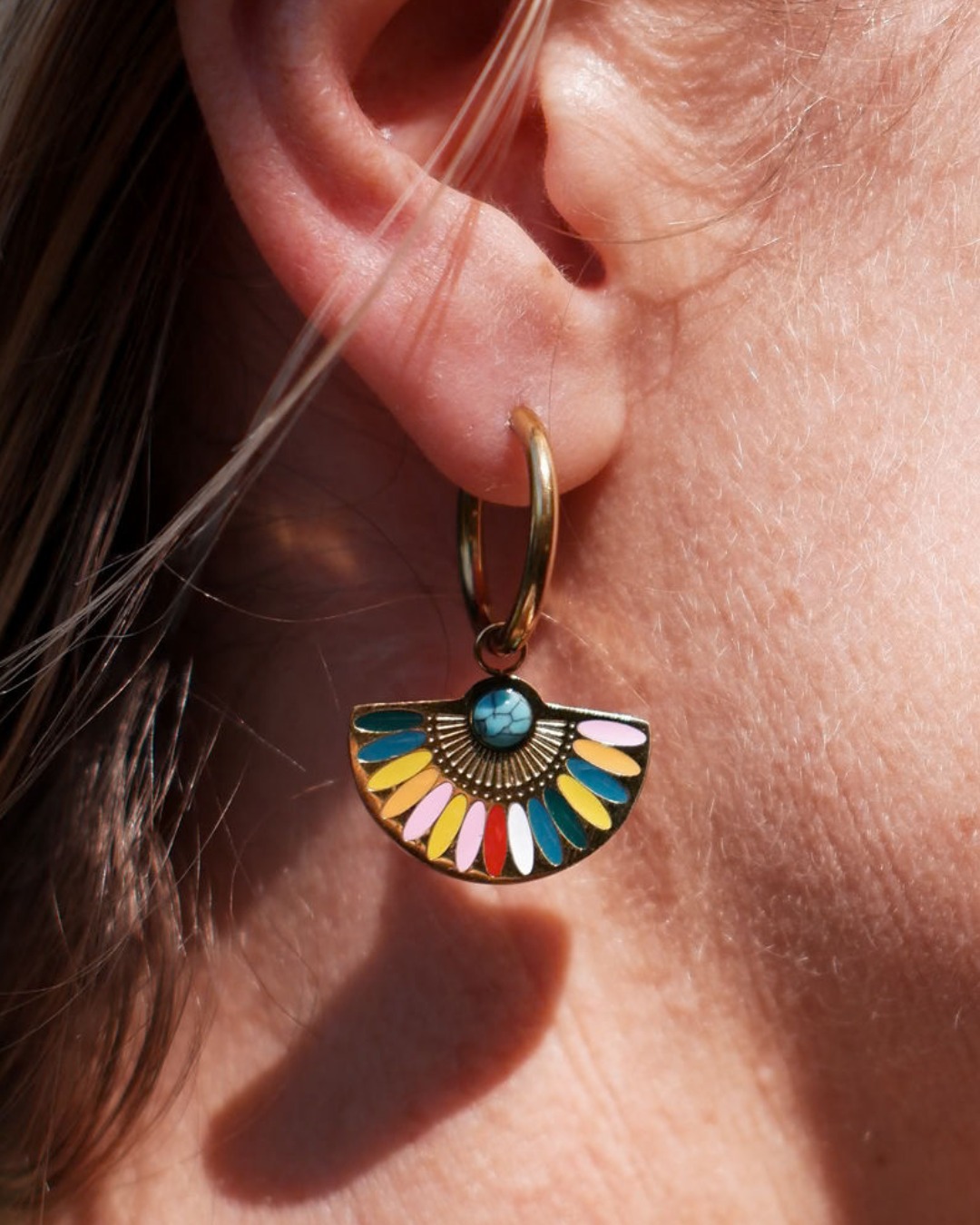 Add a splash of colour with our original Riana earrings.
.
.
#nzearrings #colourfuljewellery #earrings #jewellerydesigner #jojoearrings