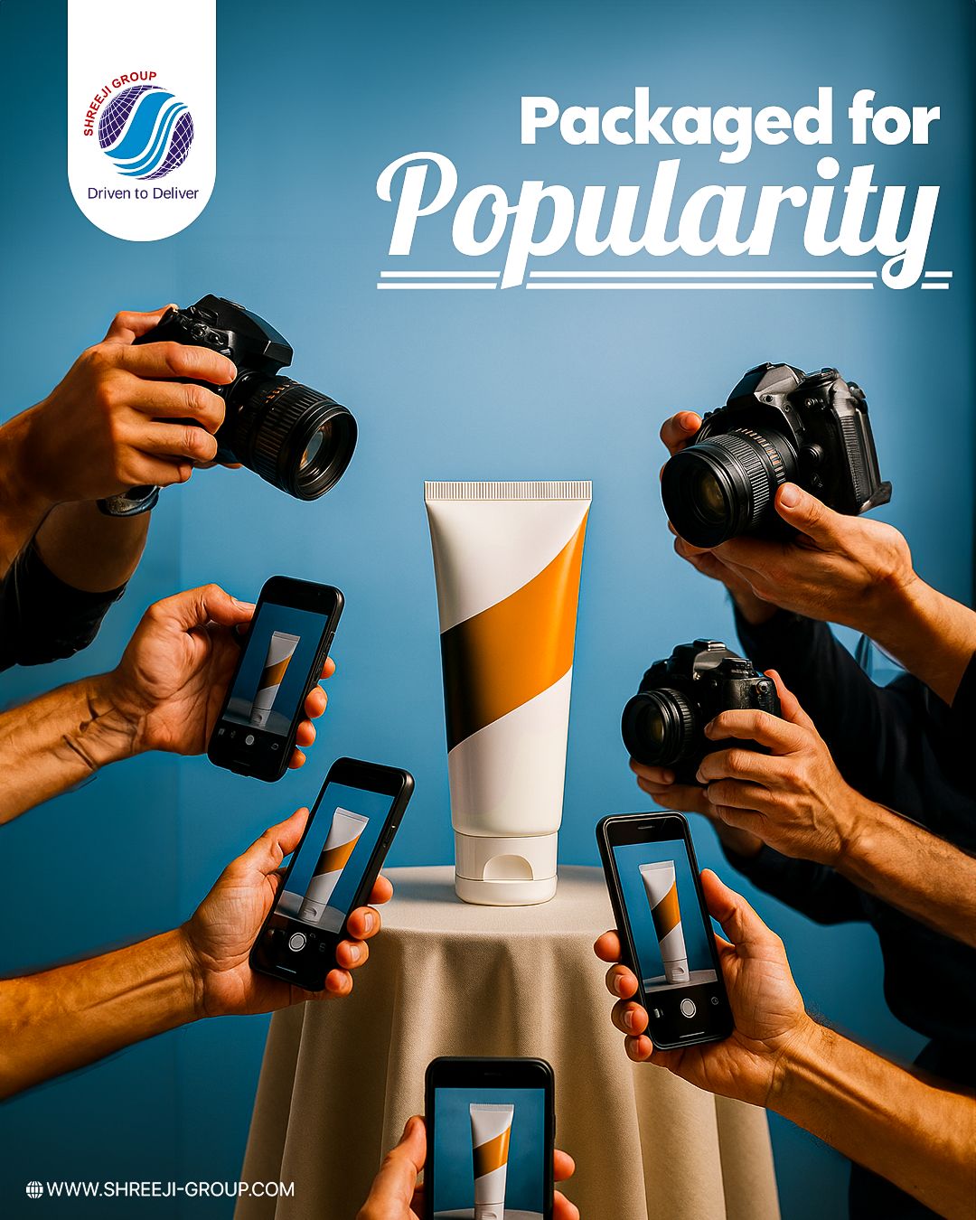 Shreeji Group delivers packaging that blends style, quality, and practicality, making every product stand out. Designed to attract attention and build trust, our solutions add value to every brand we serve.
- - - - -
Website: www.shreeji-group.com
Mobile: +91 9719912323.
Email: marketing@shreeji-group.com
- - - - -
#ShreejiGroup #QualityPackaging #BrandTrust #SmartDesign #DrivenToDeliver