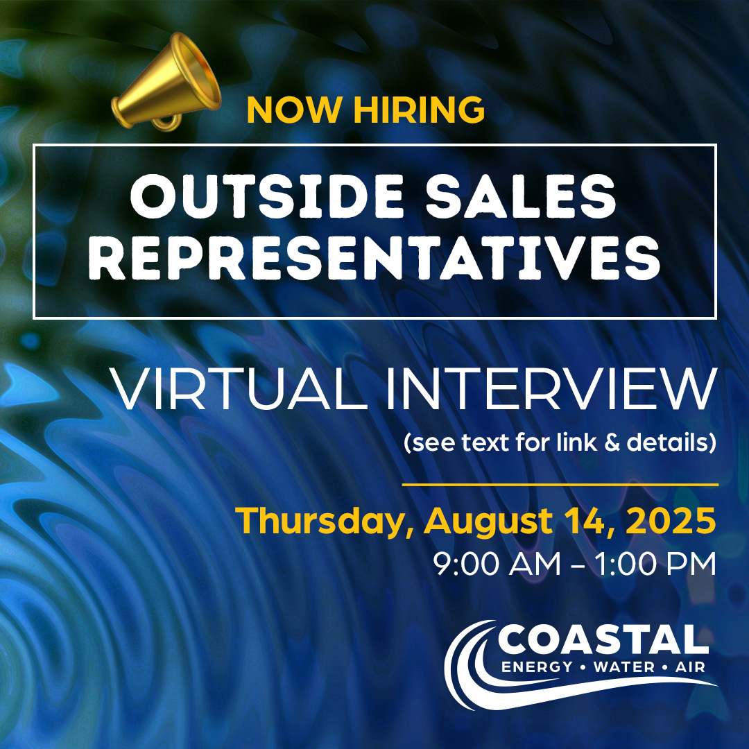 🚨 Hey POMPANO BEACH – We’re Hiring! 🚨
Coastal Energy Water & Air is looking for Outside Sales Representatives to join our Pompano Beach, FL team!
📅 Virtual Interview Event
📍 Hosted on Indeed
🗓 Thursday, August 14, 2025
⏰ 9:00 AM – 1:00 PM
💼 Why Join Us?
✔ Competitive pay & commissions
✔ Full training provided
✔ Career growth opportunities
📲 Reserve your interview spot today!
Apply & sign up here: https://www.indeed.com/viewjob?jk=f464e5ab7ad5bcb7&from=shareddesktop_copy
✨ Don’t miss your chance to join a growing company making a difference in water quality for South Florida!
#Hiring #SalesJobs #PompanoBeachJobs #JoinOurTeam #CareerOpportunity #CoastalEWA #JobFair #VirtualInterview